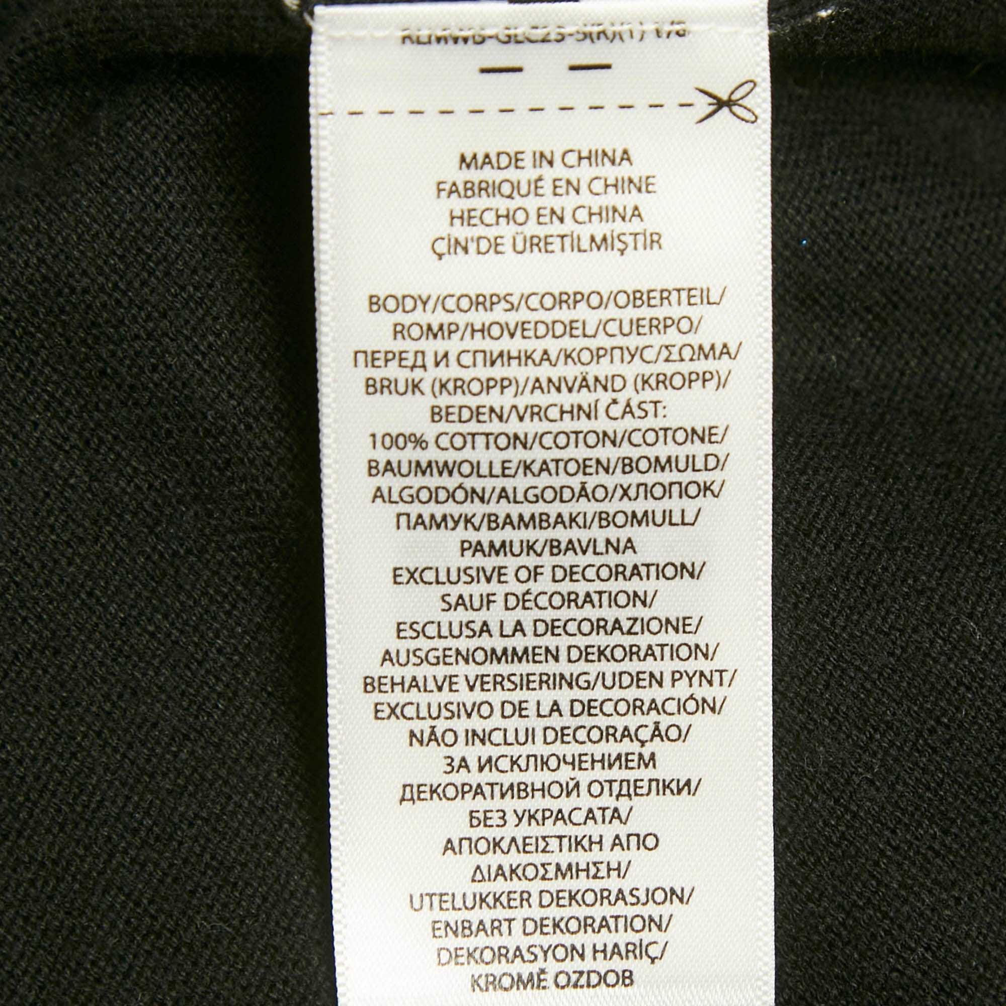 Polo Ralph Lauren Black Logo Embroidered Cotton V - Neck Sweater