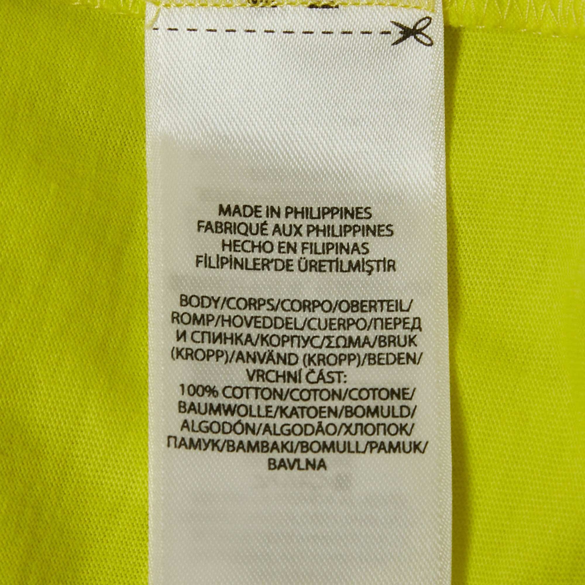 Polo Ralph Lauren Yellow Graphic Print Jersey T - Shirt