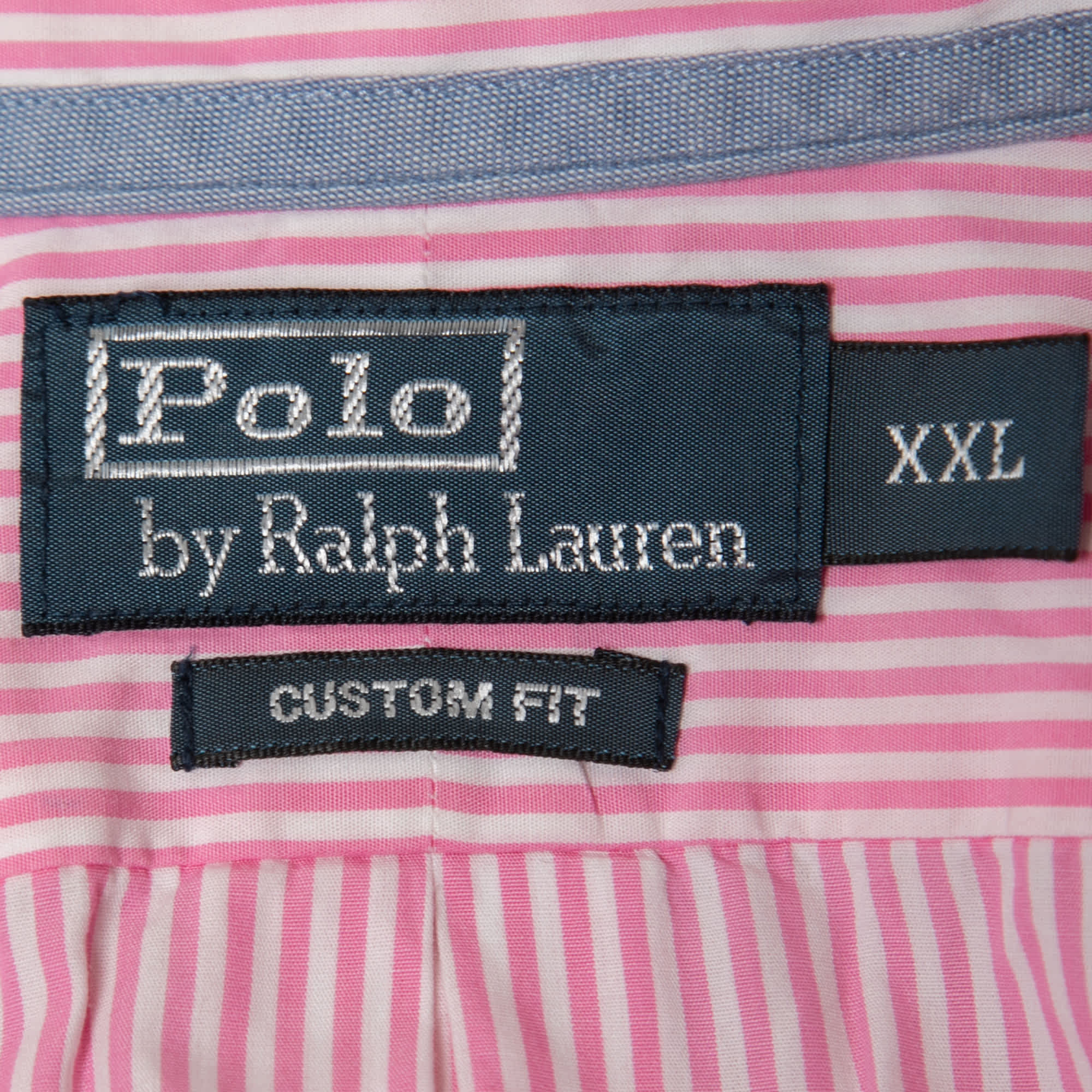 Polo Ralph Lauren Pink Striped Cotton Button Down Full Sleeve Shirt
