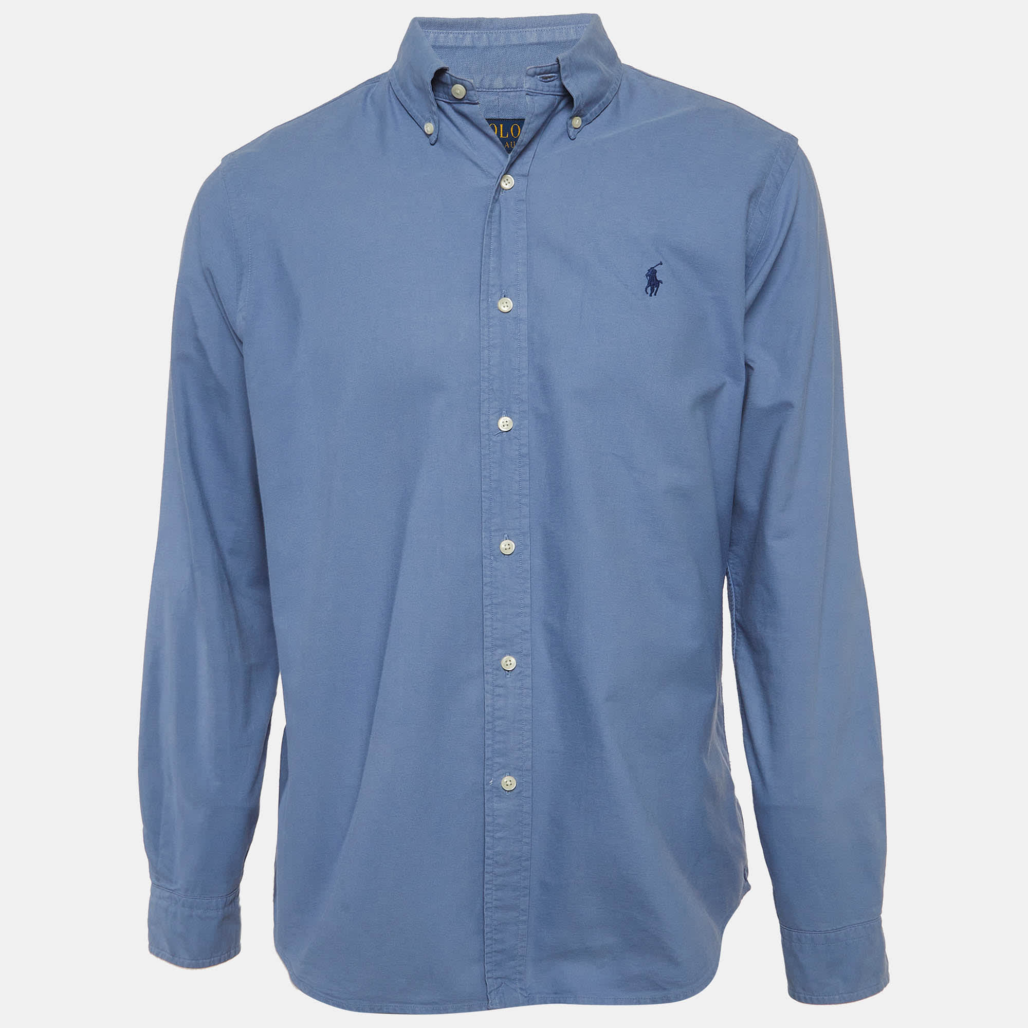 Polo Ralph Lauren Blue Oxford Cotton Classic Fit Shirt