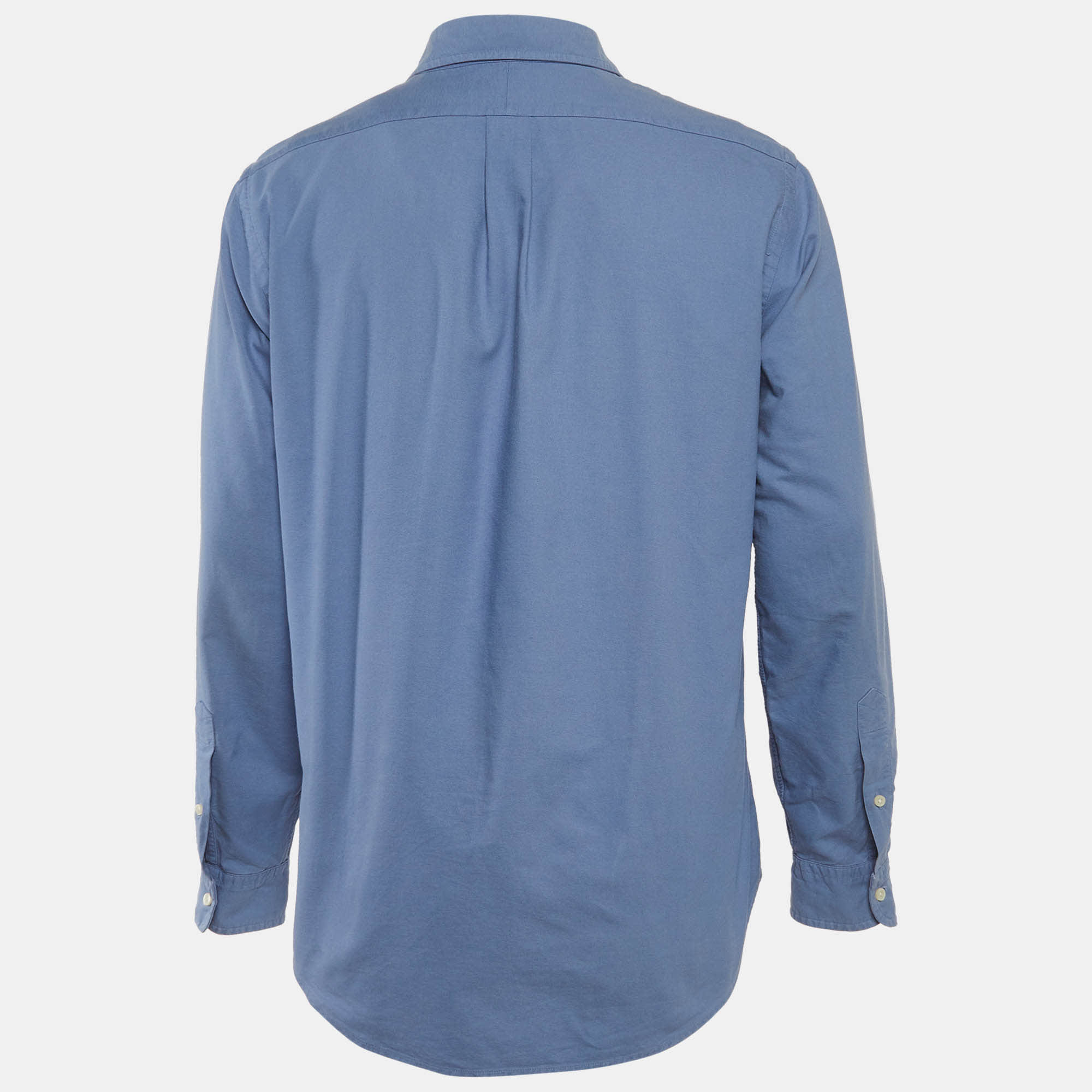 Polo Ralph Lauren Blue Oxford Cotton Classic Fit Shirt