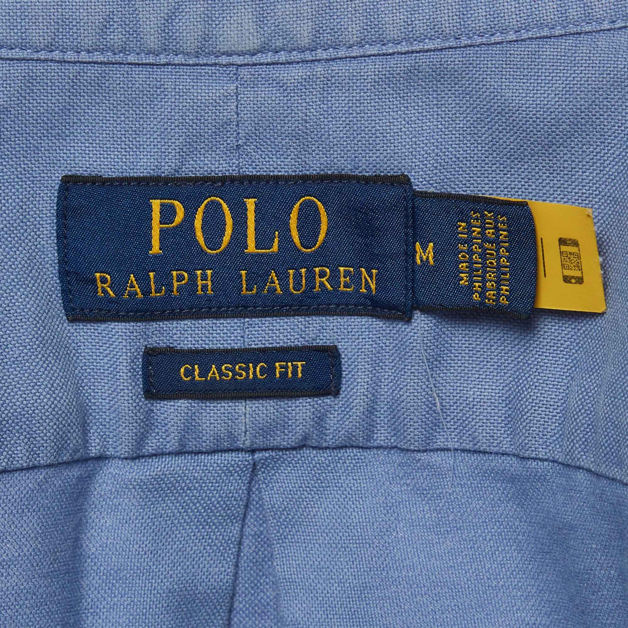 Polo Ralph Lauren Blue Oxford Cotton Classic Fit Shirt