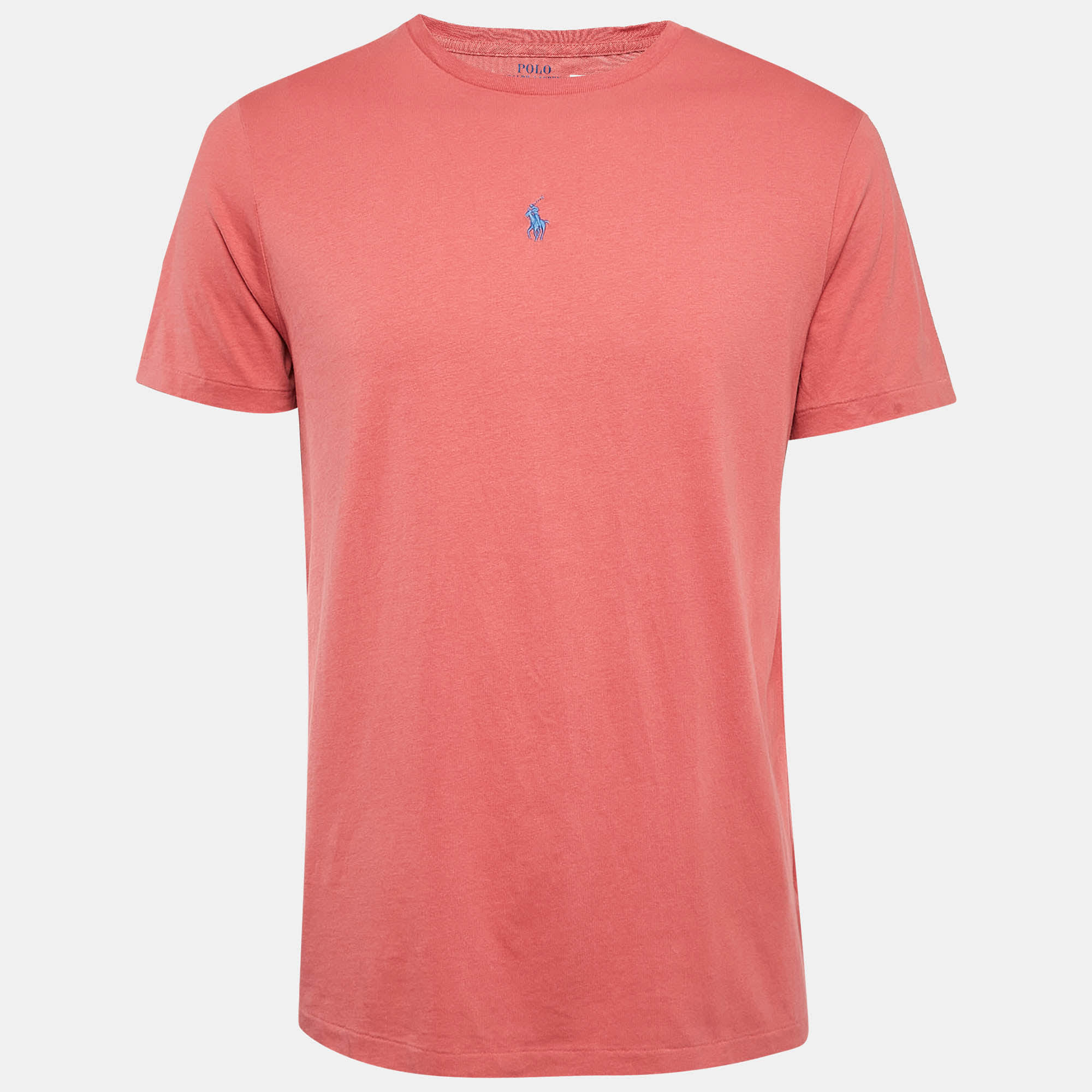 Polo Ralph Lauren Pink Jersey Custom Slim Fit T - Shirt