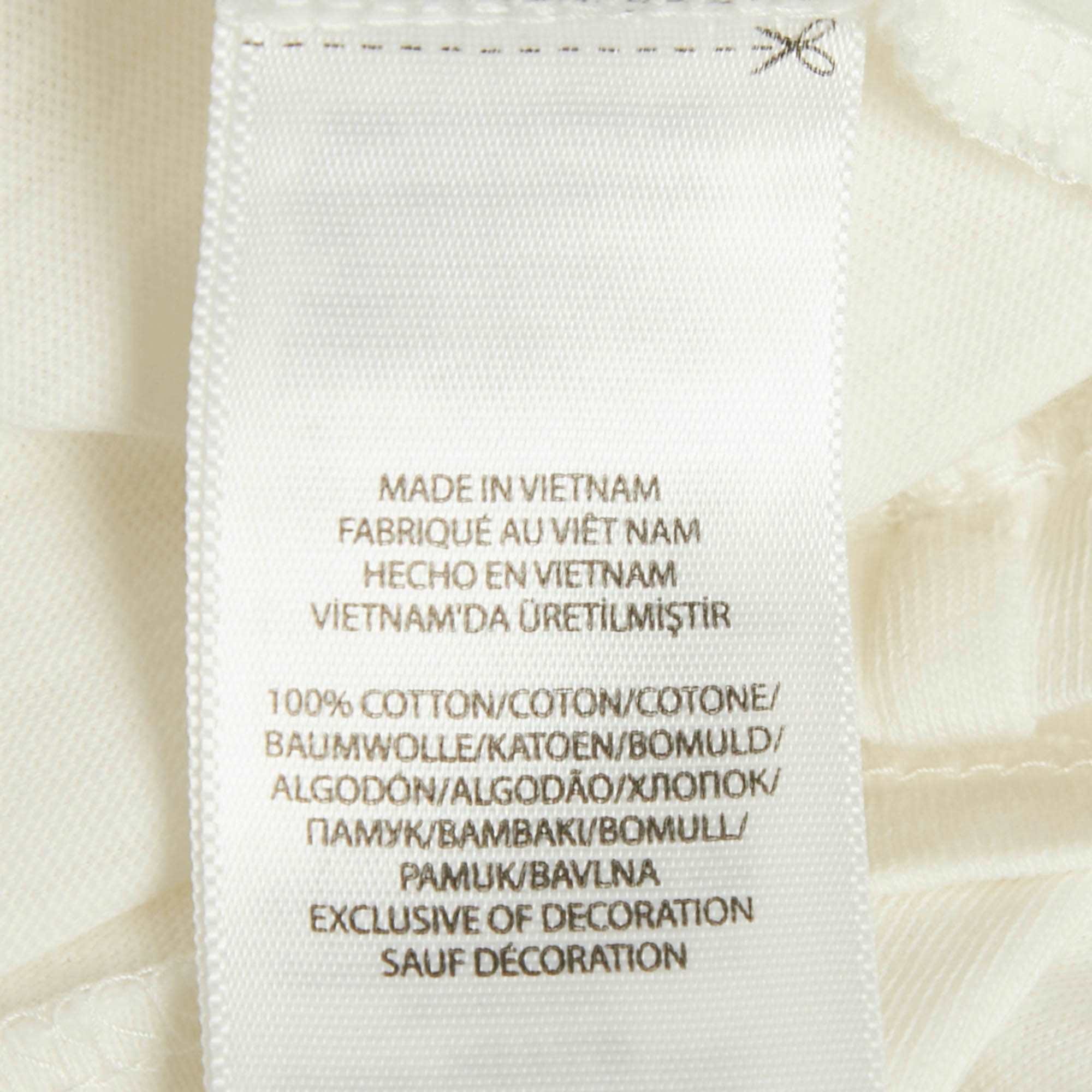 Polo Ralph Lauren White American Flag Applique Cotton T - Shirt