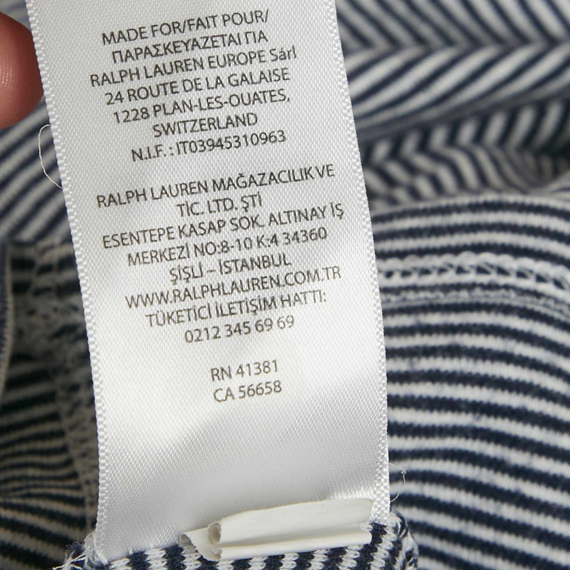 Polo Ralph Lauren Blue/white Jersey T - Shirt