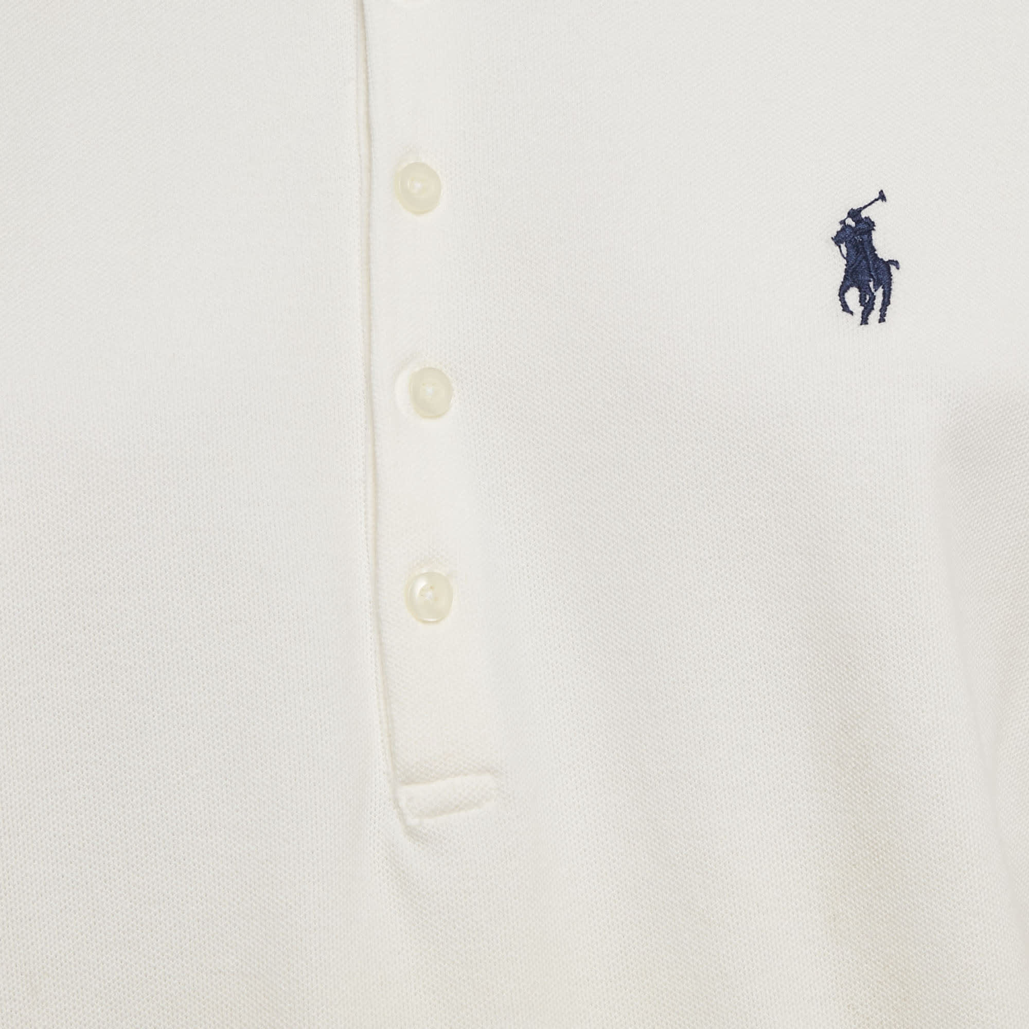 Polo Ralph Lauren Off - White Cotton Julie Polo T - Shirt