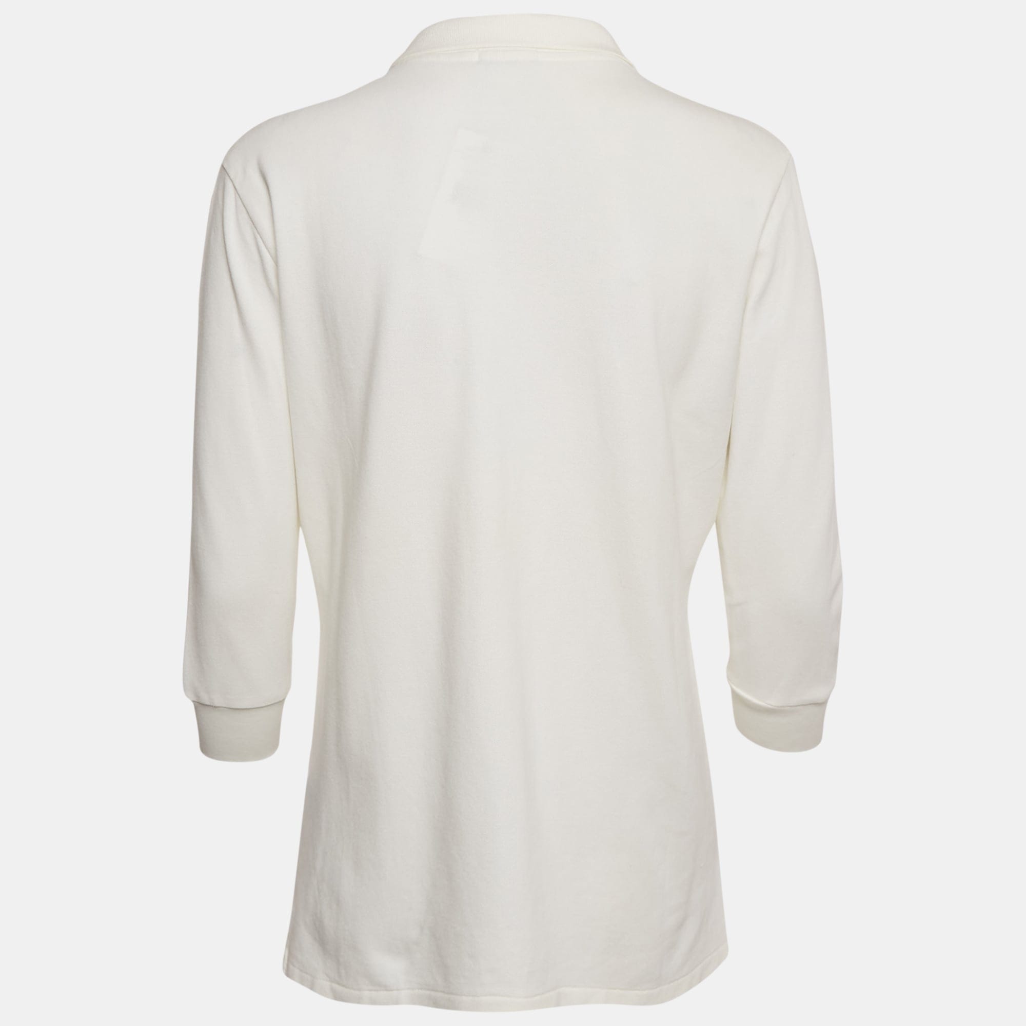 Polo Ralph Lauren Off - White Cotton Julie Polo T - Shirt