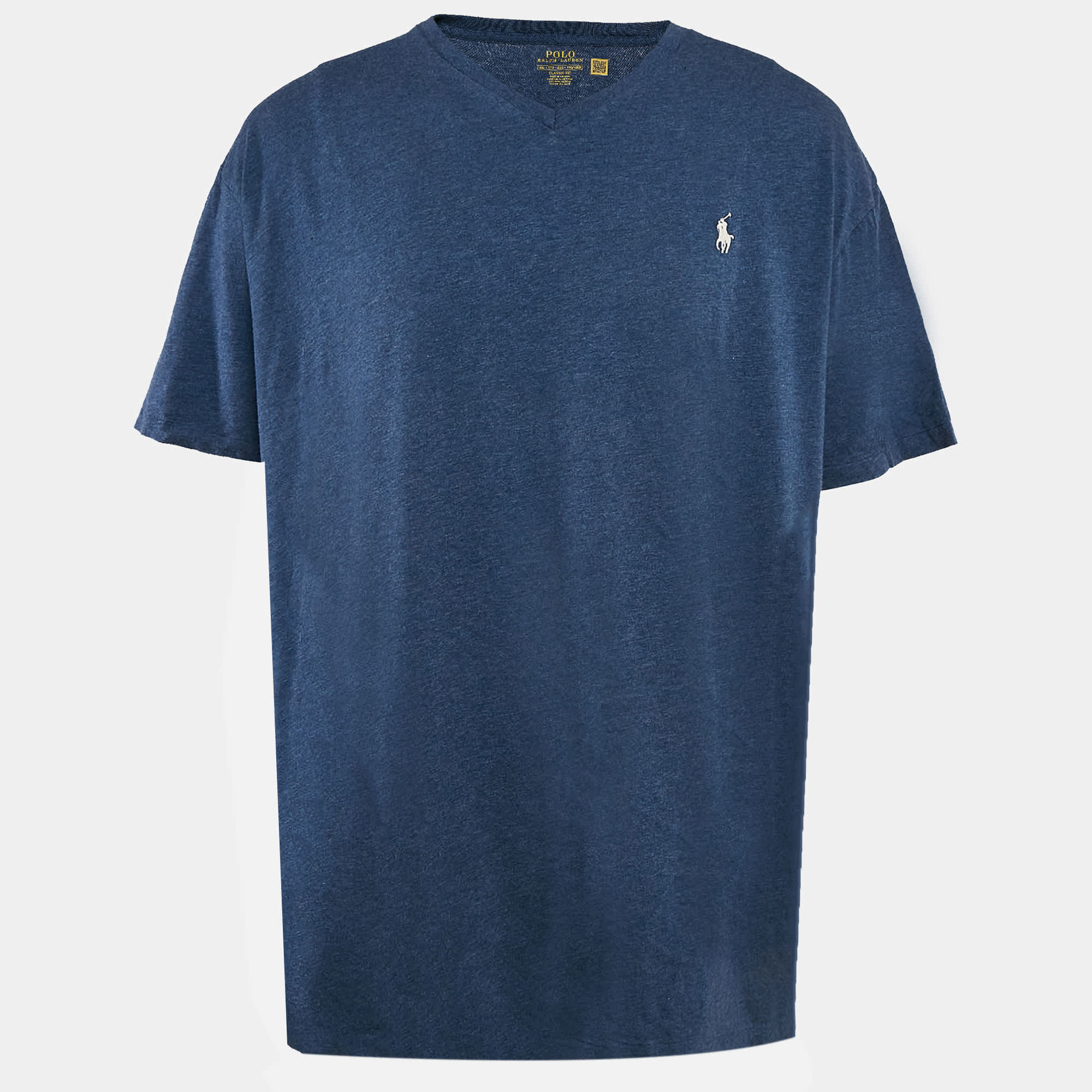 Polo Ralph Lauren Blue Jersey V - Neck Classic Fit T - Shirt