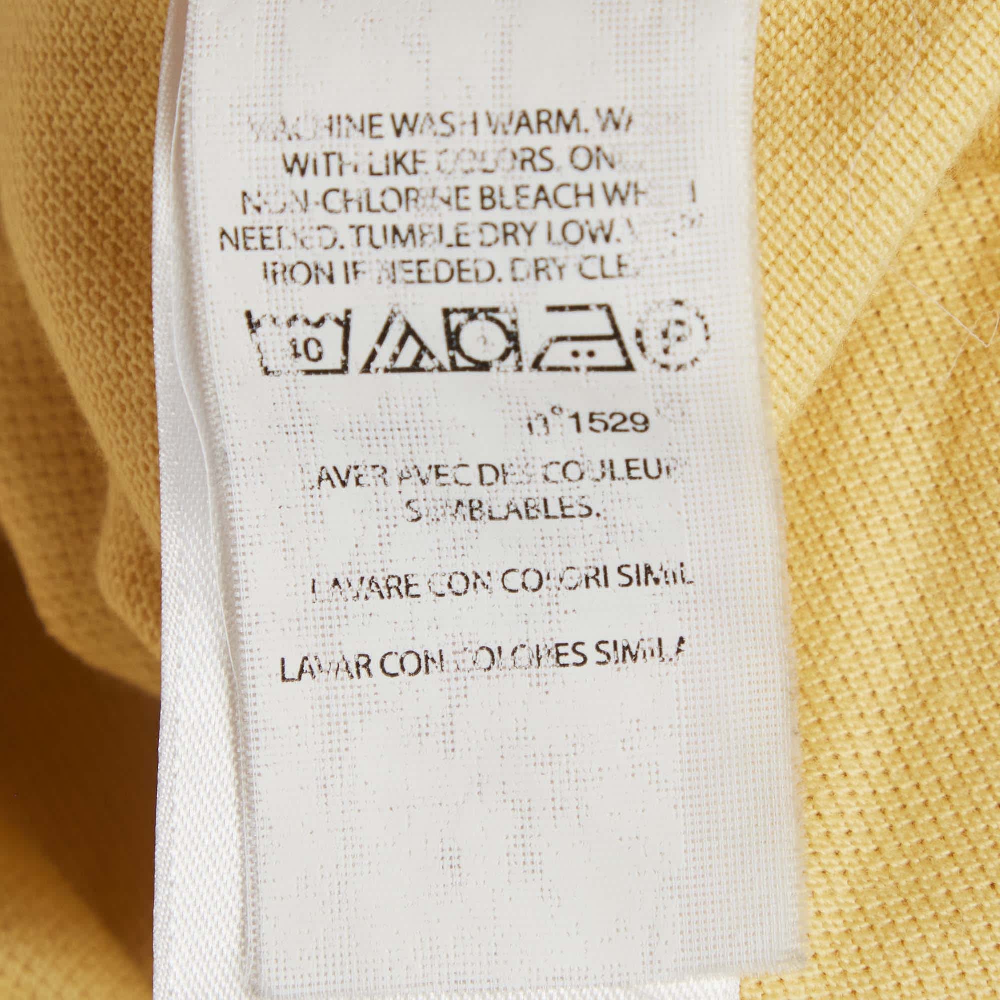 Polo Ralph Lauren Yellow Cotton Pique Polo T - Shirt