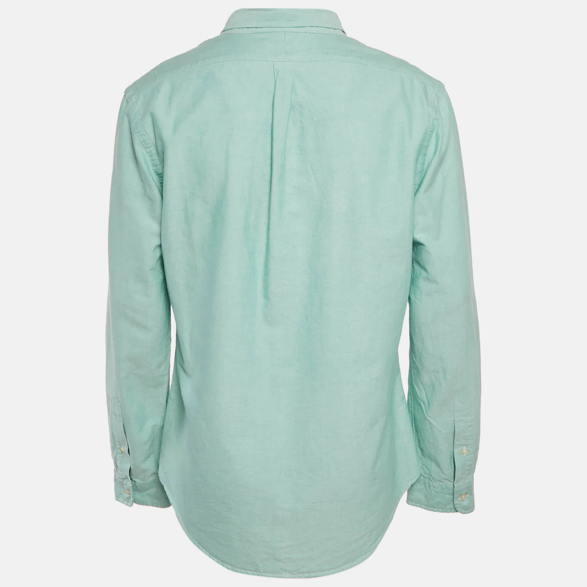 Polo Ralph Lauren Green Cotton Slim Fit Shirt