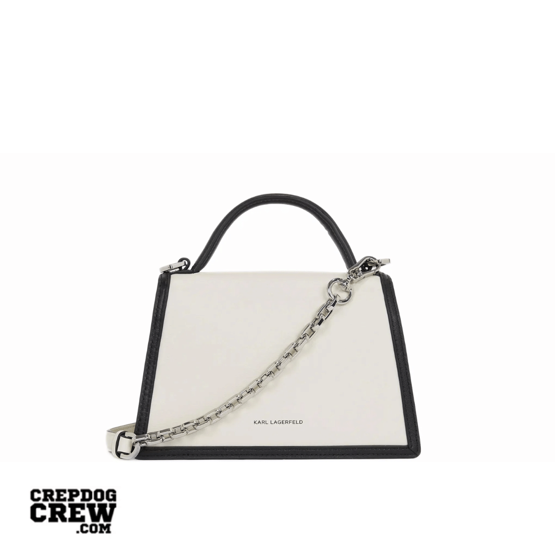 KARL Lagerfeld K/Signature small crossbody bag White Black