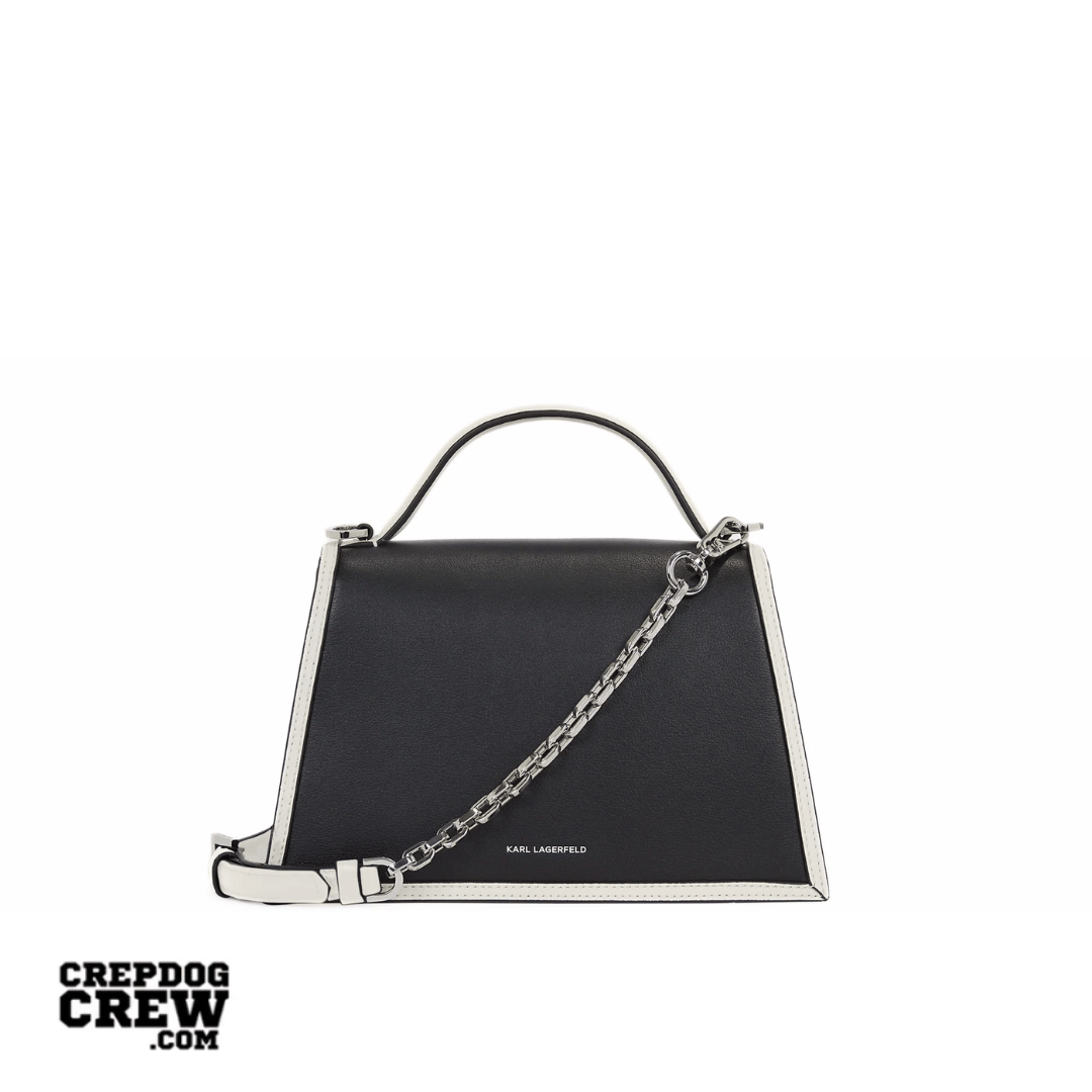 KARL Lagerfeld K/Signature small crossbody bag Black White