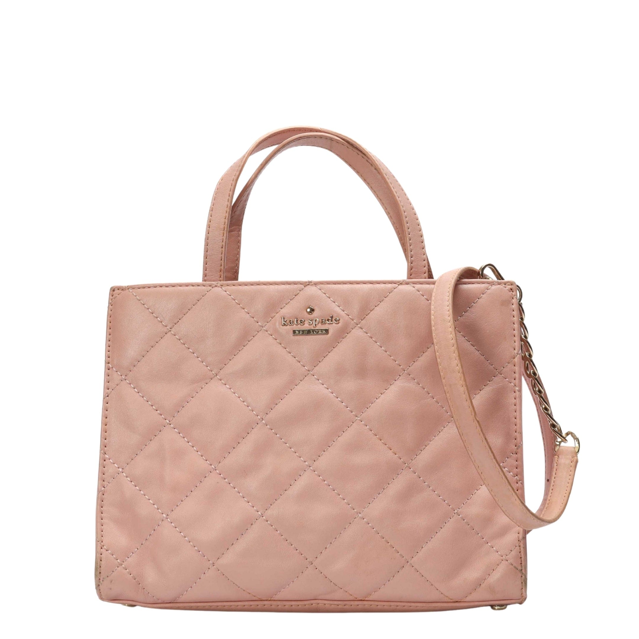 Kate Spade Pink Emerson Quilted Satchel