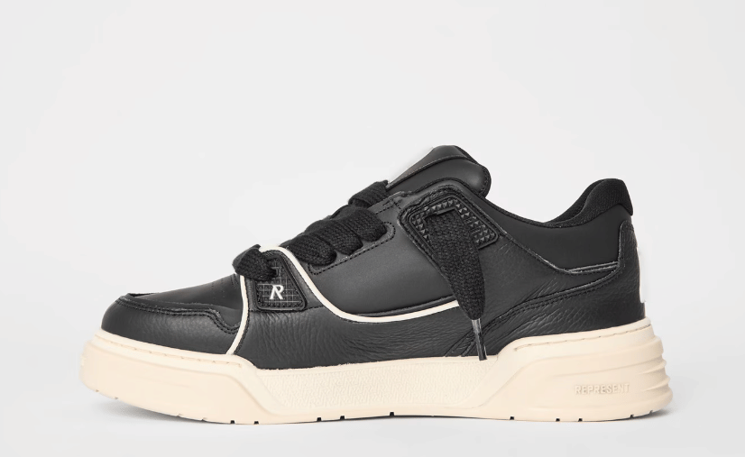Represent Men's Rep Studio Premium Leather Mid - Top Sneaker