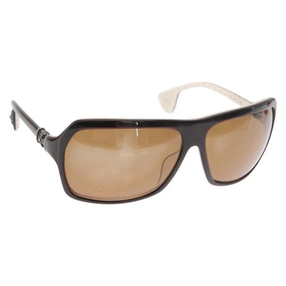 Chrome Hearts CH Plus Sunglasses plastic Brown Auth am9388V am9388V