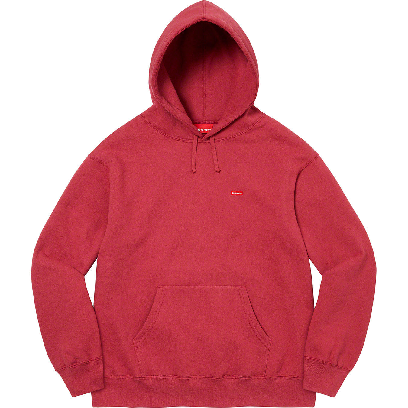 Supreme Small Box Hooded Sweatshirt (Dark Red)