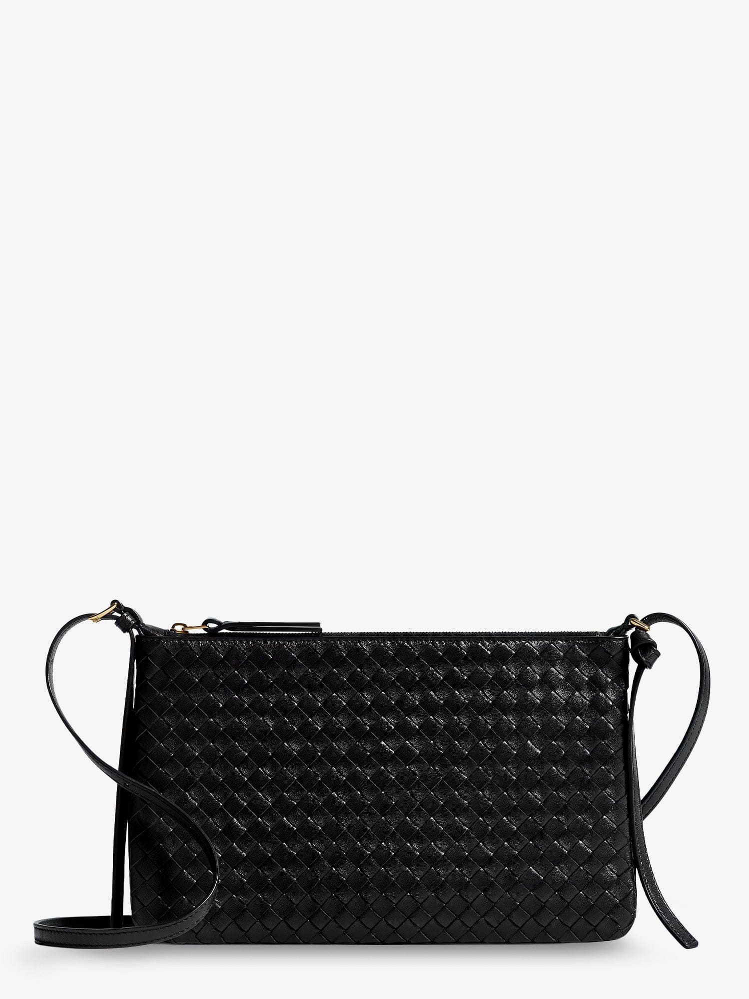 Bottega Veneta Women Pochette Intrecciato Piccolo Medium With Shoulder Strap
