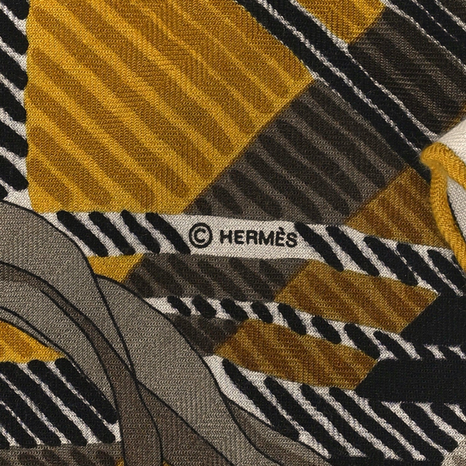 Hermes Cashmere Silk Lujo Criollo Shawl 140