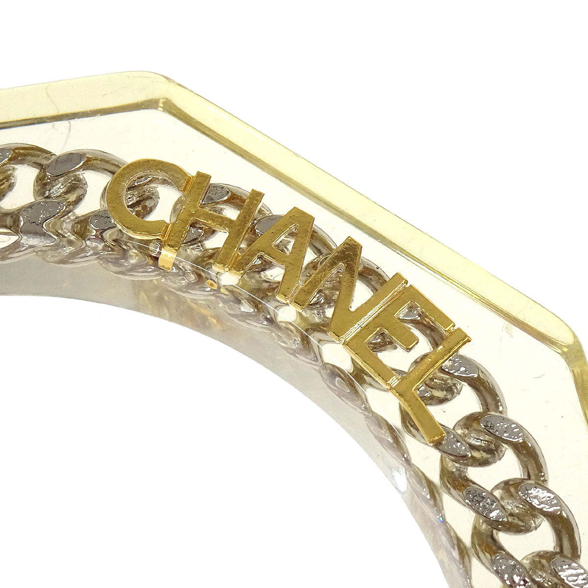 Chanel Bangle Clear Acrylic 97P