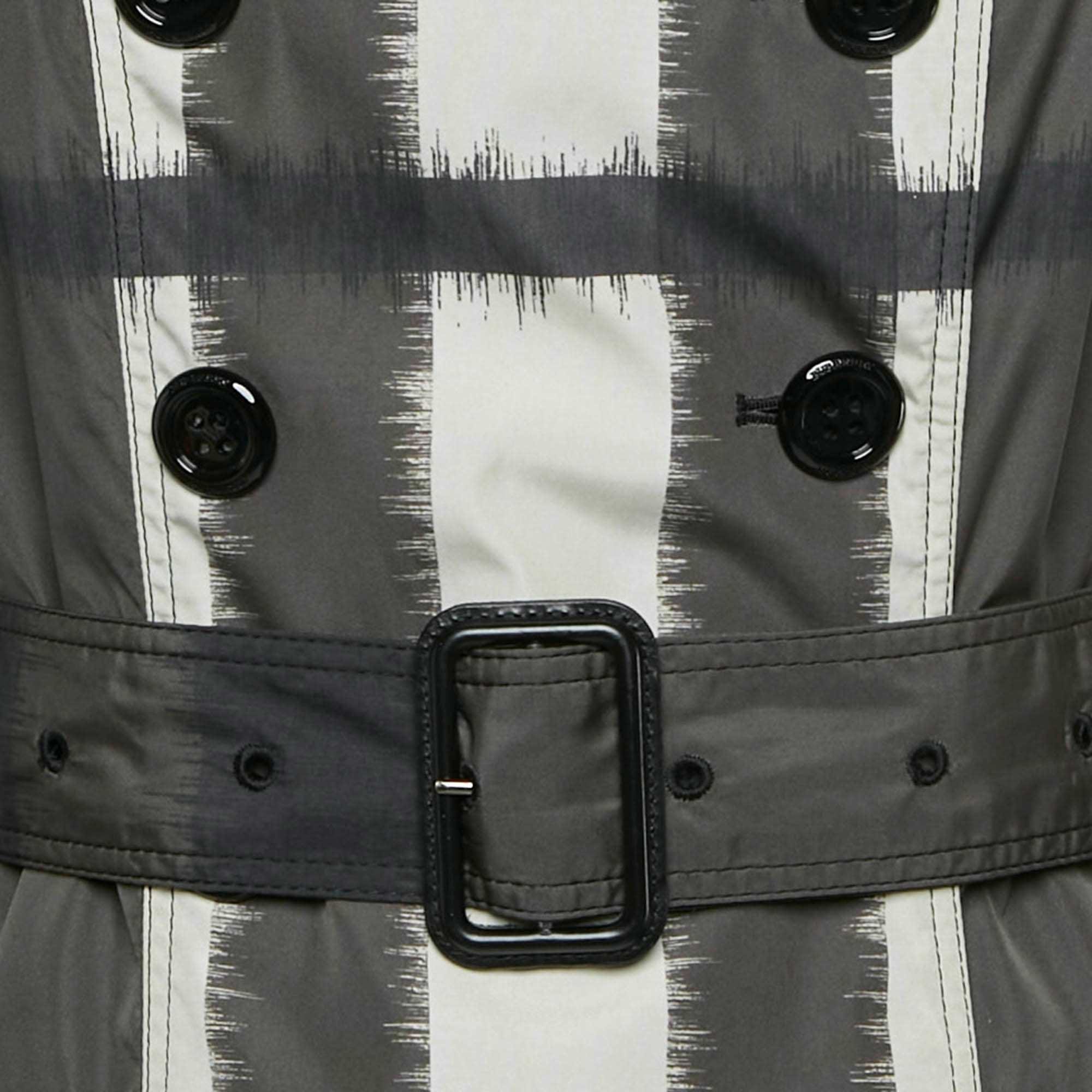 Burberry Multicolor Synthetic Taffeta Waterloo Trench Coat