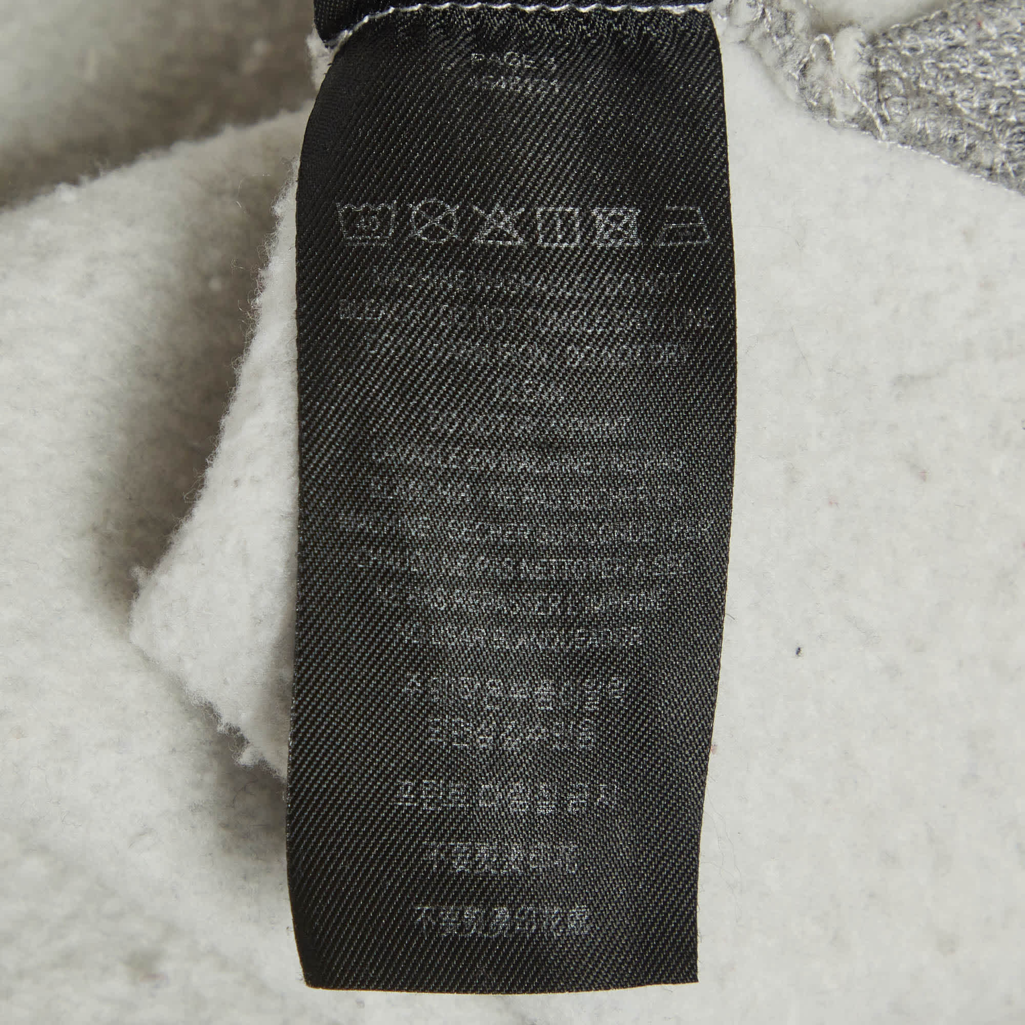 Burberry Grey Pallas Helmet Print Cotton Knit Sweatshirt