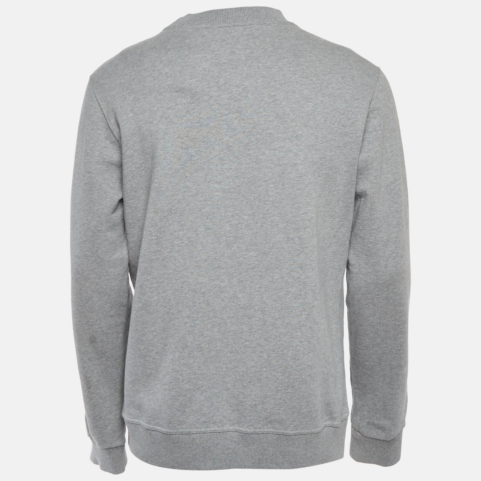 Burberry Grey Horseferry House Graphic French Terry Sweatshirt