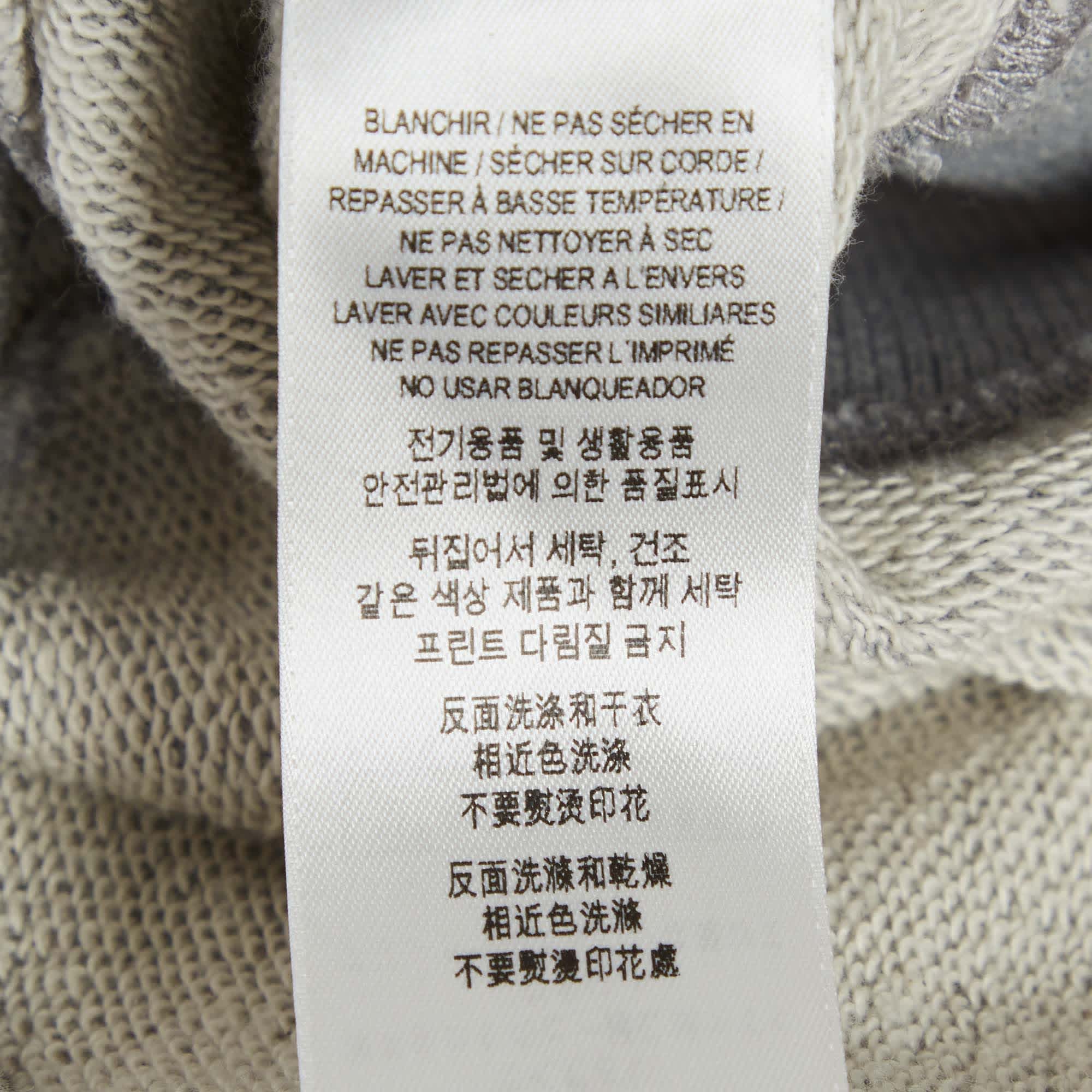 Burberry Grey Horseferry House Graphic French Terry Sweatshirt