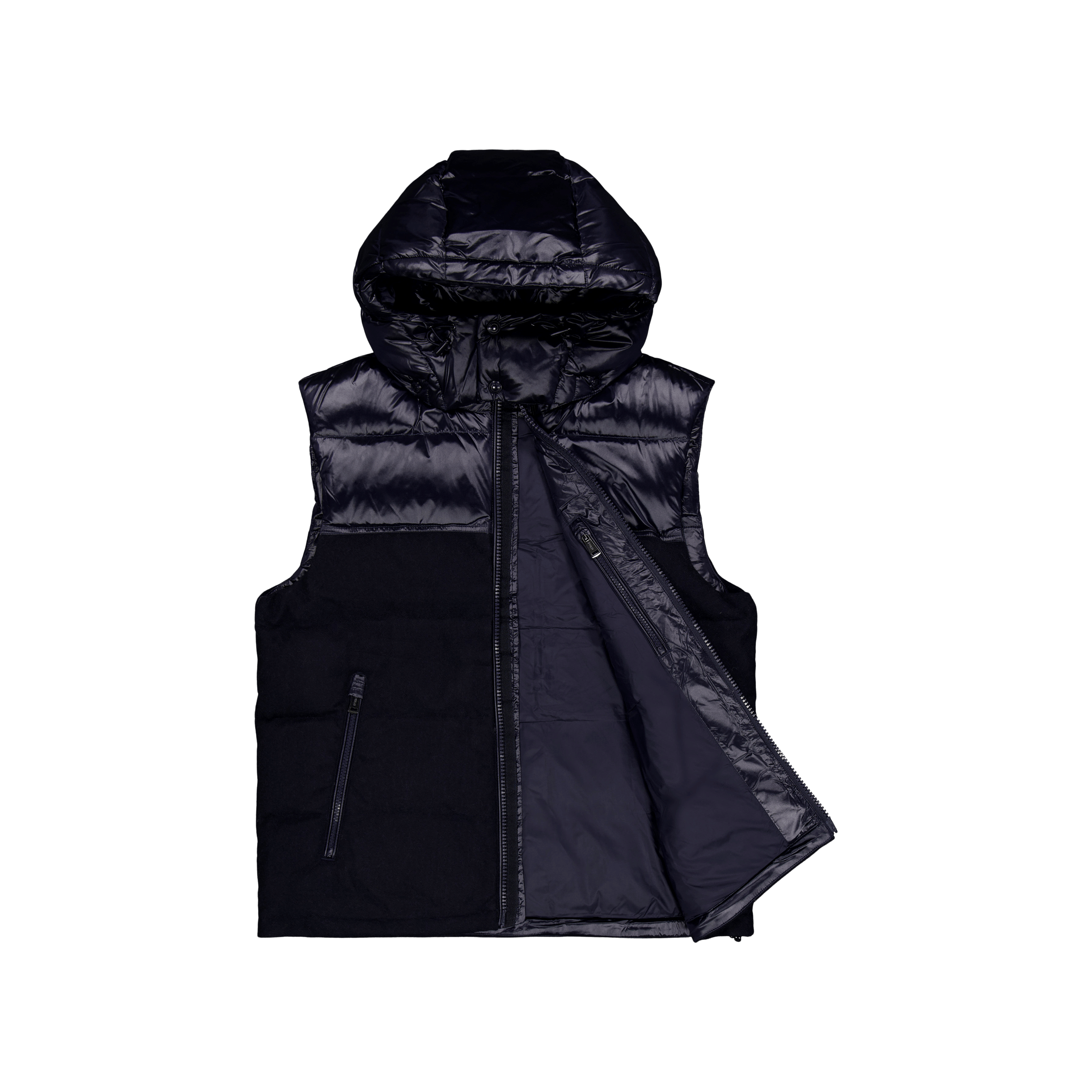Polo Ralph Lauren Water - Resistant Hybrid Down Vest Collection Nvy Glsy/Navy Wl