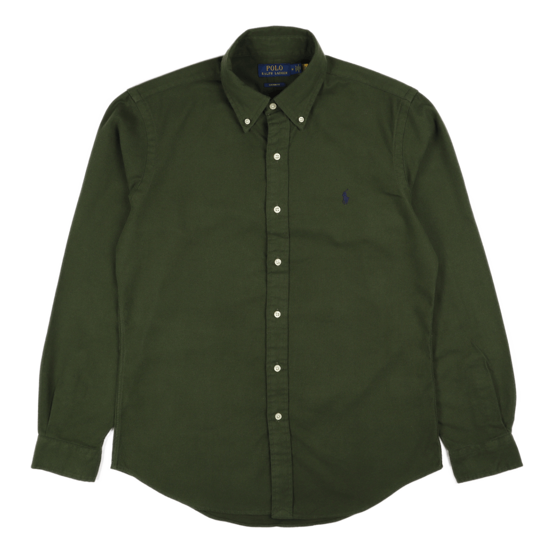 Polo Ralph Lauren Custom Fit Flannel Shirt Army