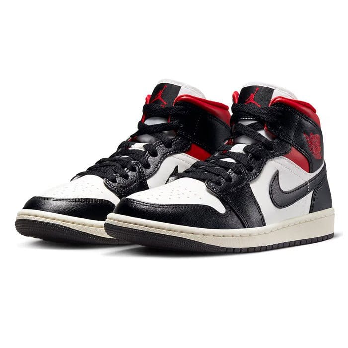 Jordan 1 Mid Wmns Air Jordan 1 Mid Black Sail Gym Red