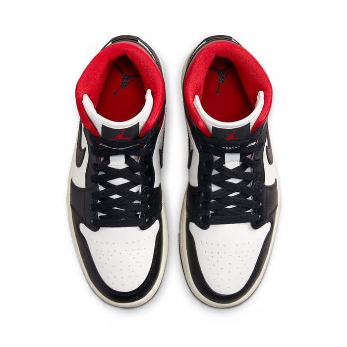 Jordan 1 Mid Wmns Air Jordan 1 Mid Black Sail Gym Red