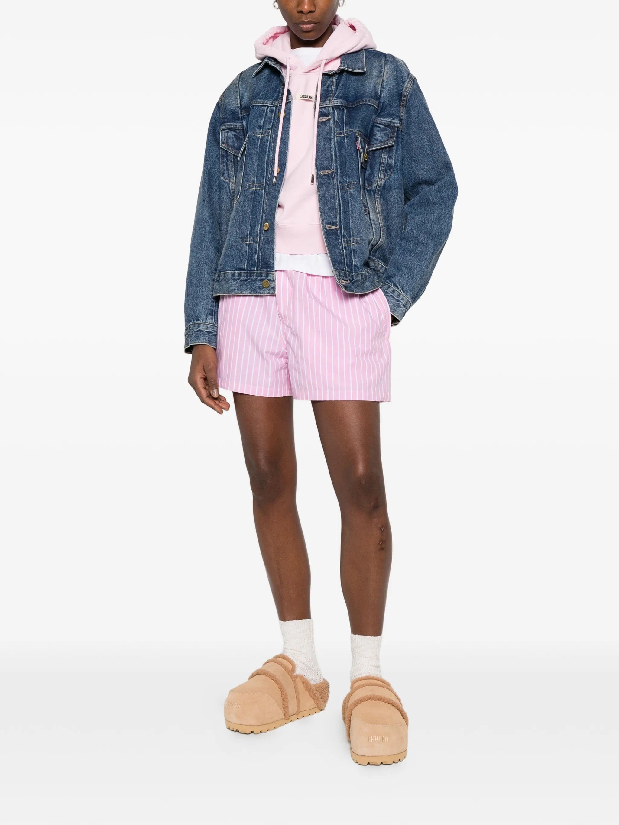 Balenciaga striped shorts