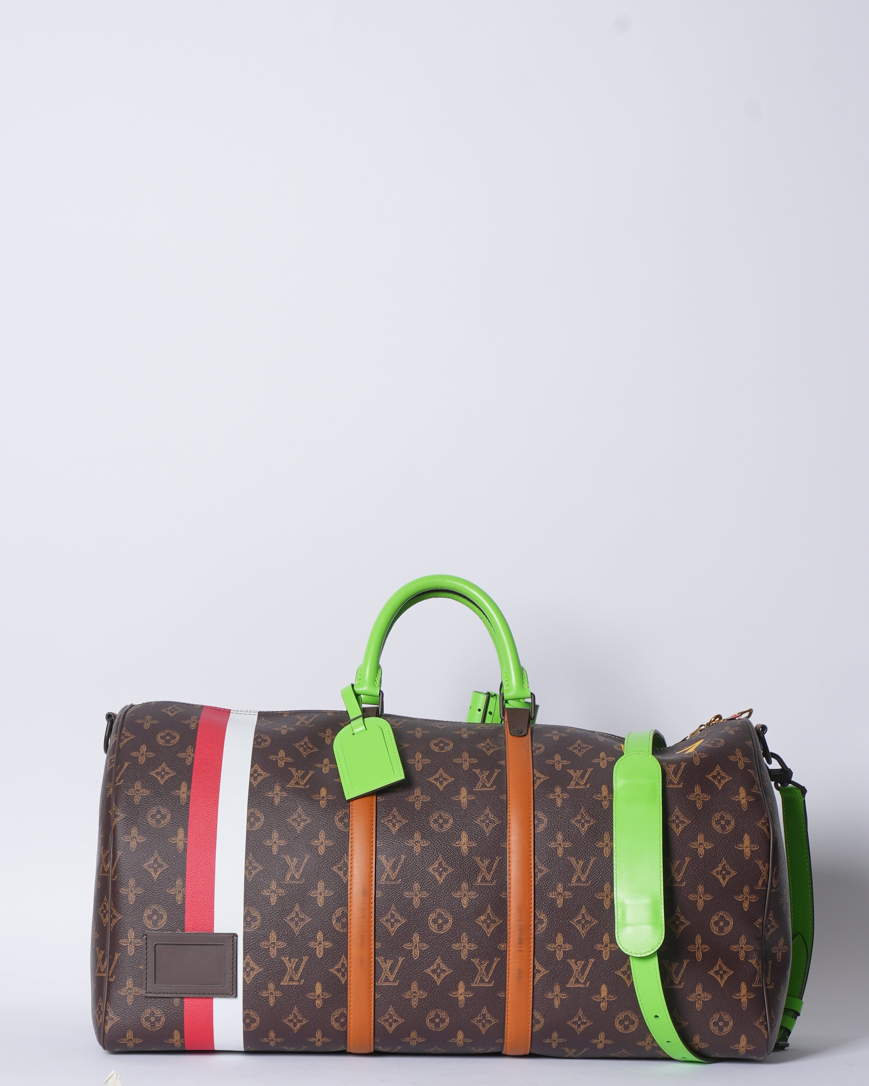 Louis vuitton Keepall 55 One Shoulder Duffle Bag In Brown