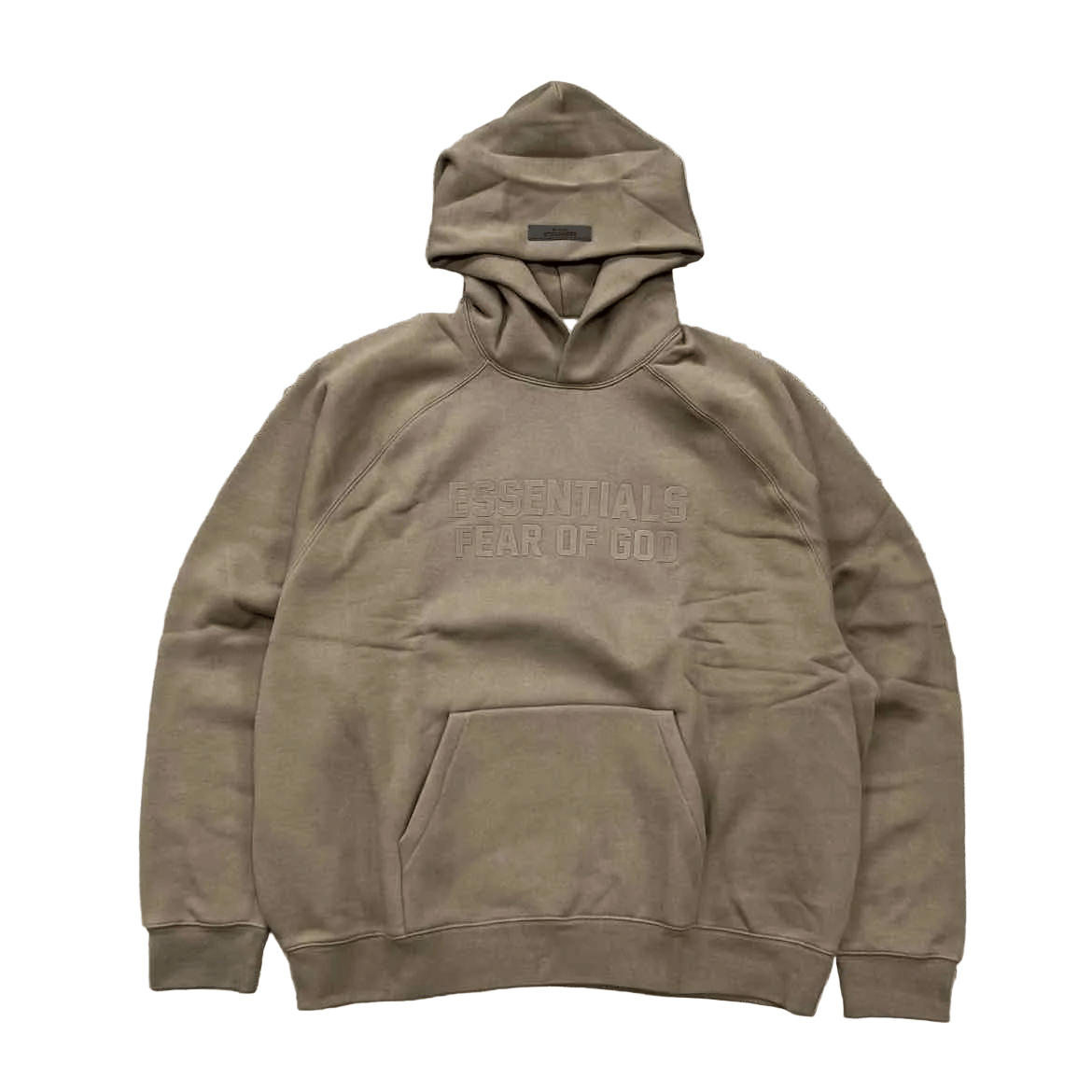 Fear of God Hoodie ESSENTIALS Wood New Size XL