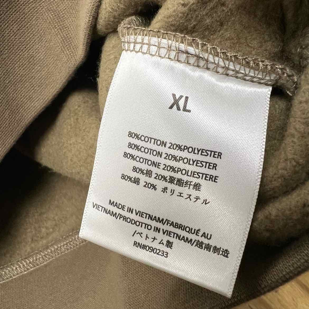 Fear of God Hoodie ESSENTIALS Wood New Size XL
