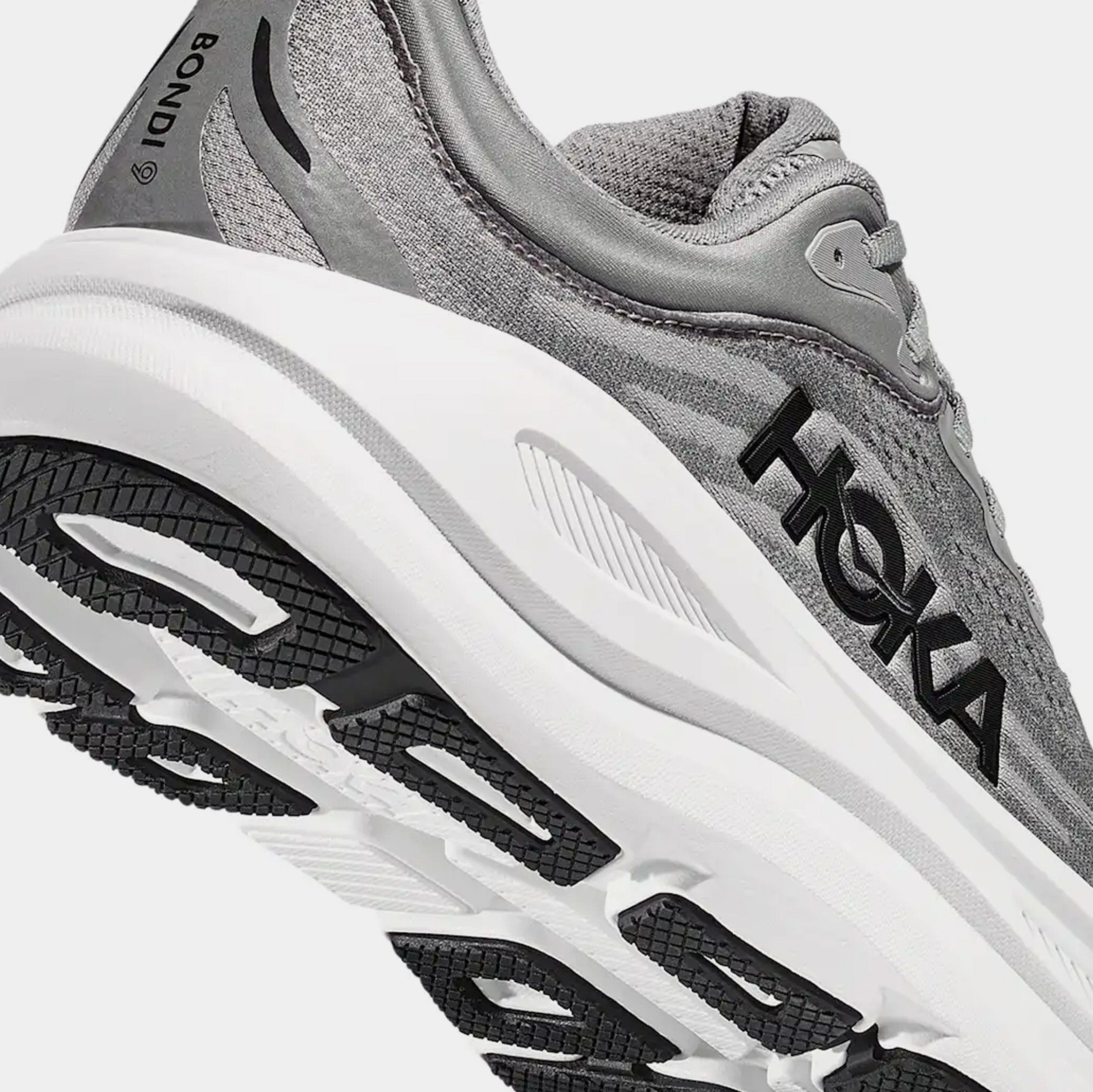 Hoka Bondi 9 Mens Running Shoes (Galactic Grey/Stellar Grey)