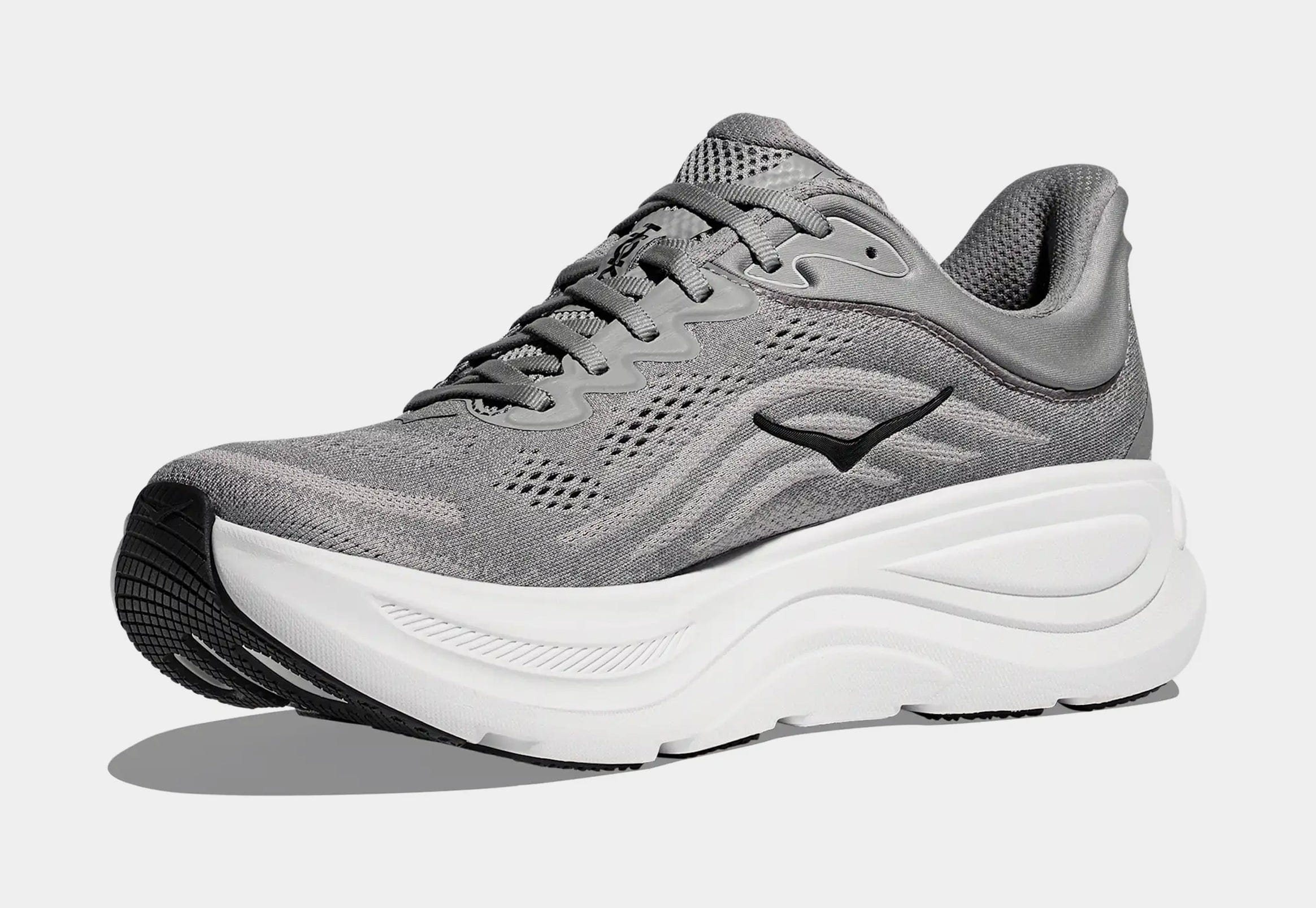 Hoka Bondi 9 Mens Running Shoes (Galactic Grey/Stellar Grey)