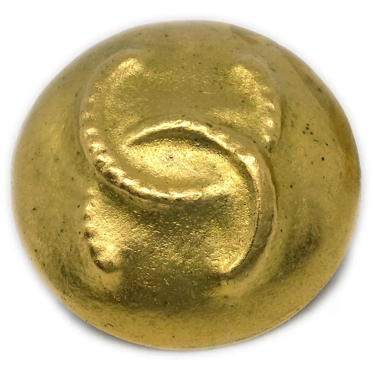 Chanel Gold Button Earrings Clip - On 95C