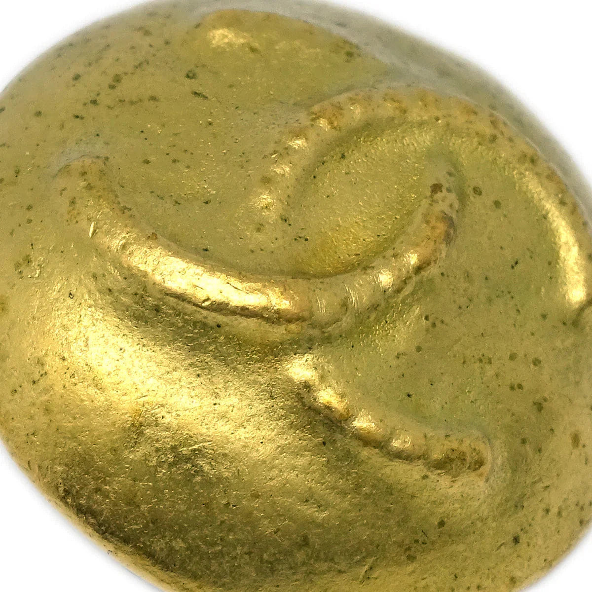 Chanel Button Earrings Clip - On Gold 95C