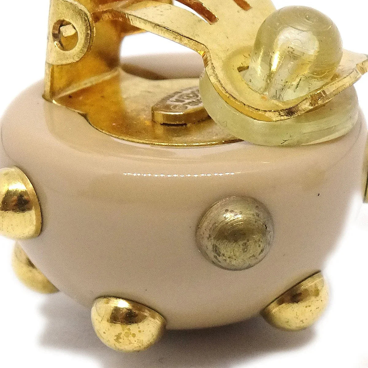Chanel Button Earrings Clip - On 00A