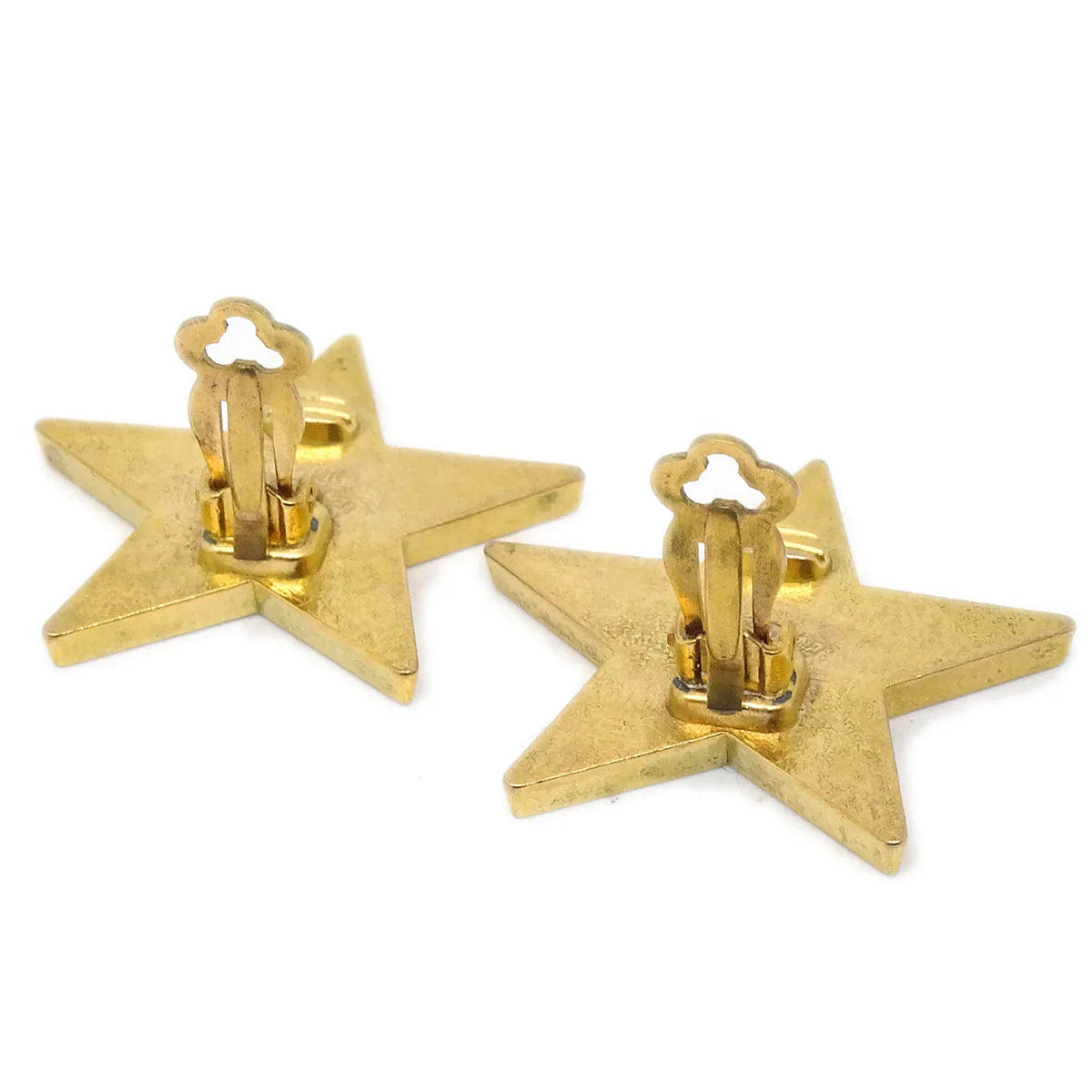 Chanel Star Earrings Clip - On Yellow 01P