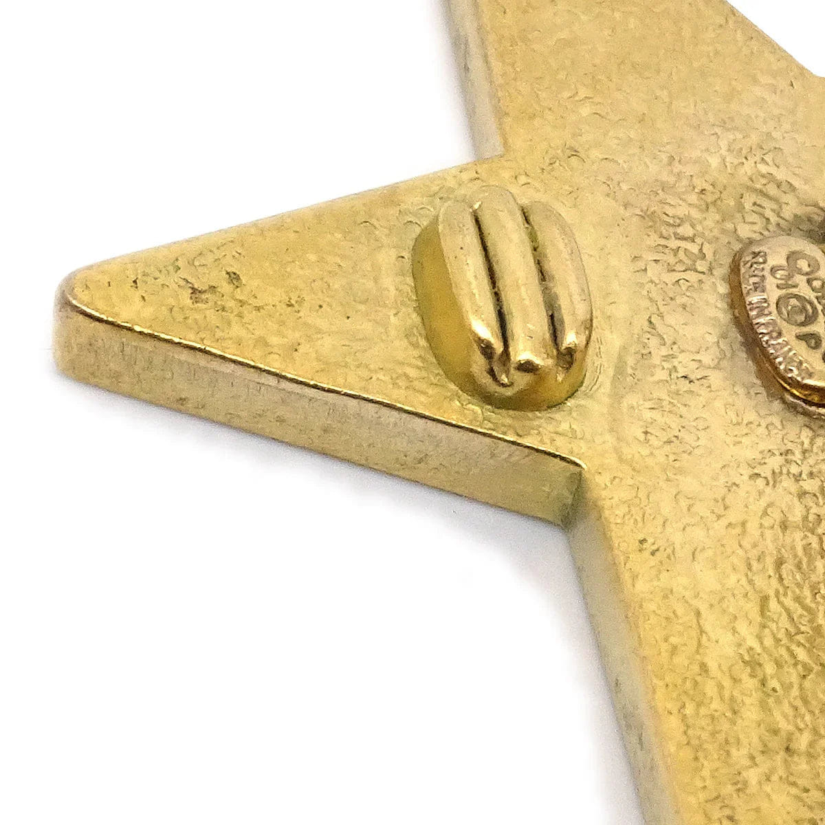 Chanel Star Earrings Clip - On Yellow 01P