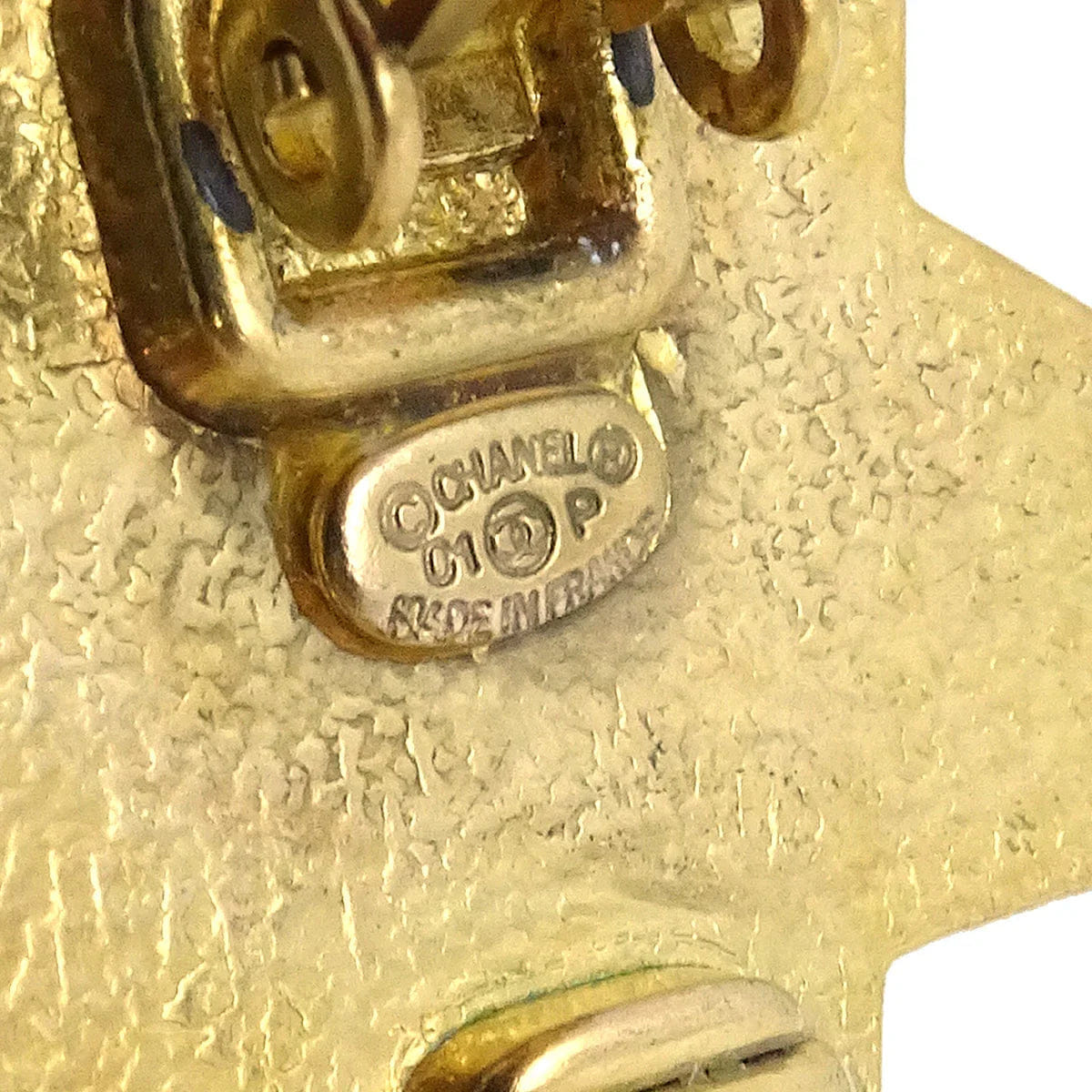 Chanel Star Earrings Clip - On Yellow 01P