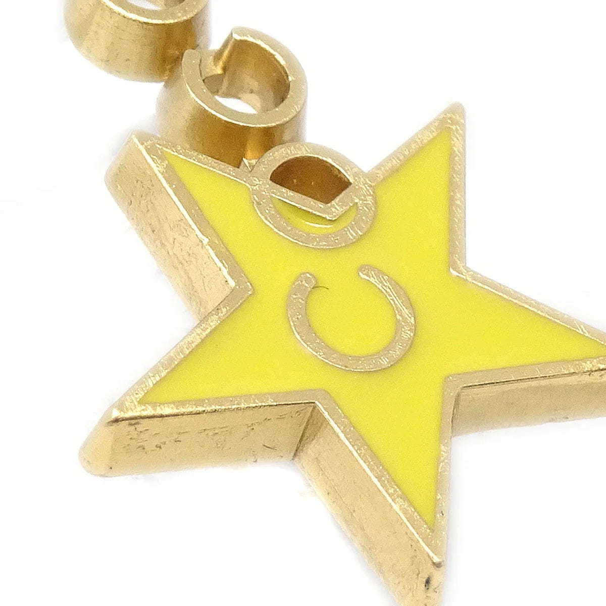 Chanel Star COCO Piercing Earrings Gold 01P