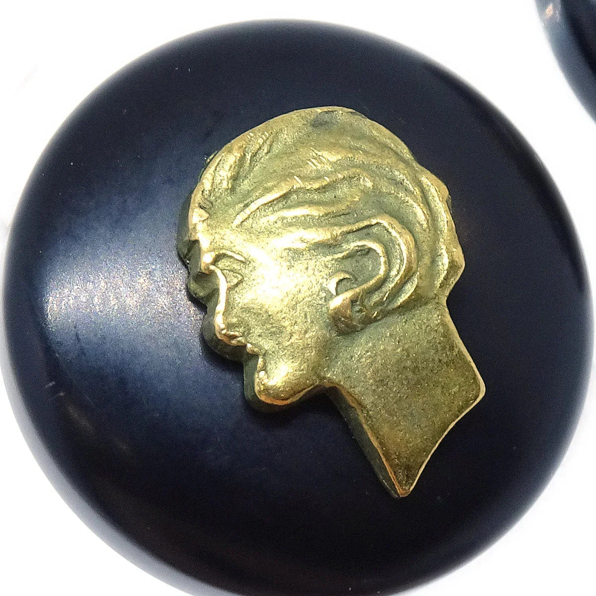 Chanel Coco Chanel Mademoiselle Earrings Black Clip - On 94A