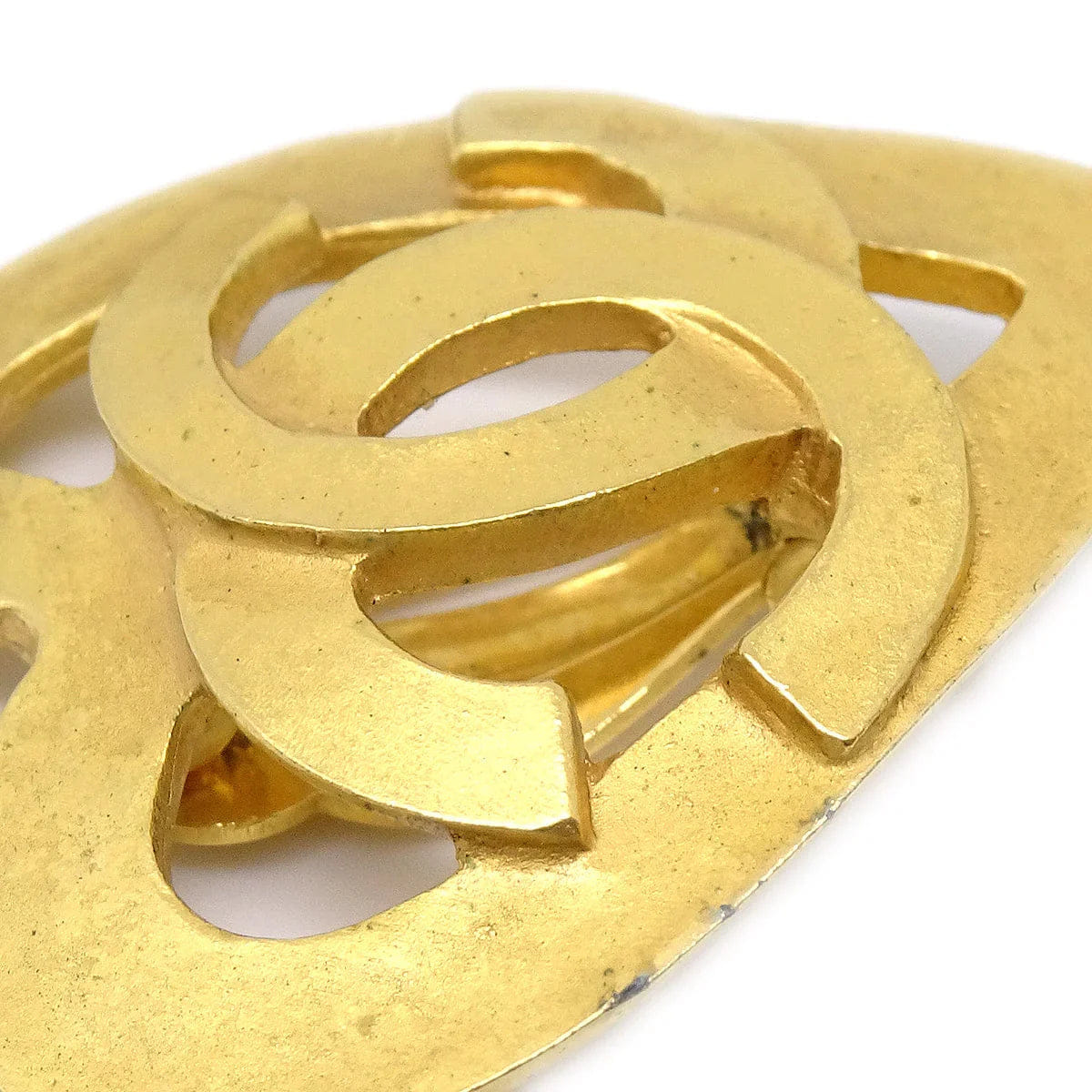 Chanel 1995 Heart Earrings Gold Clip - On 95P