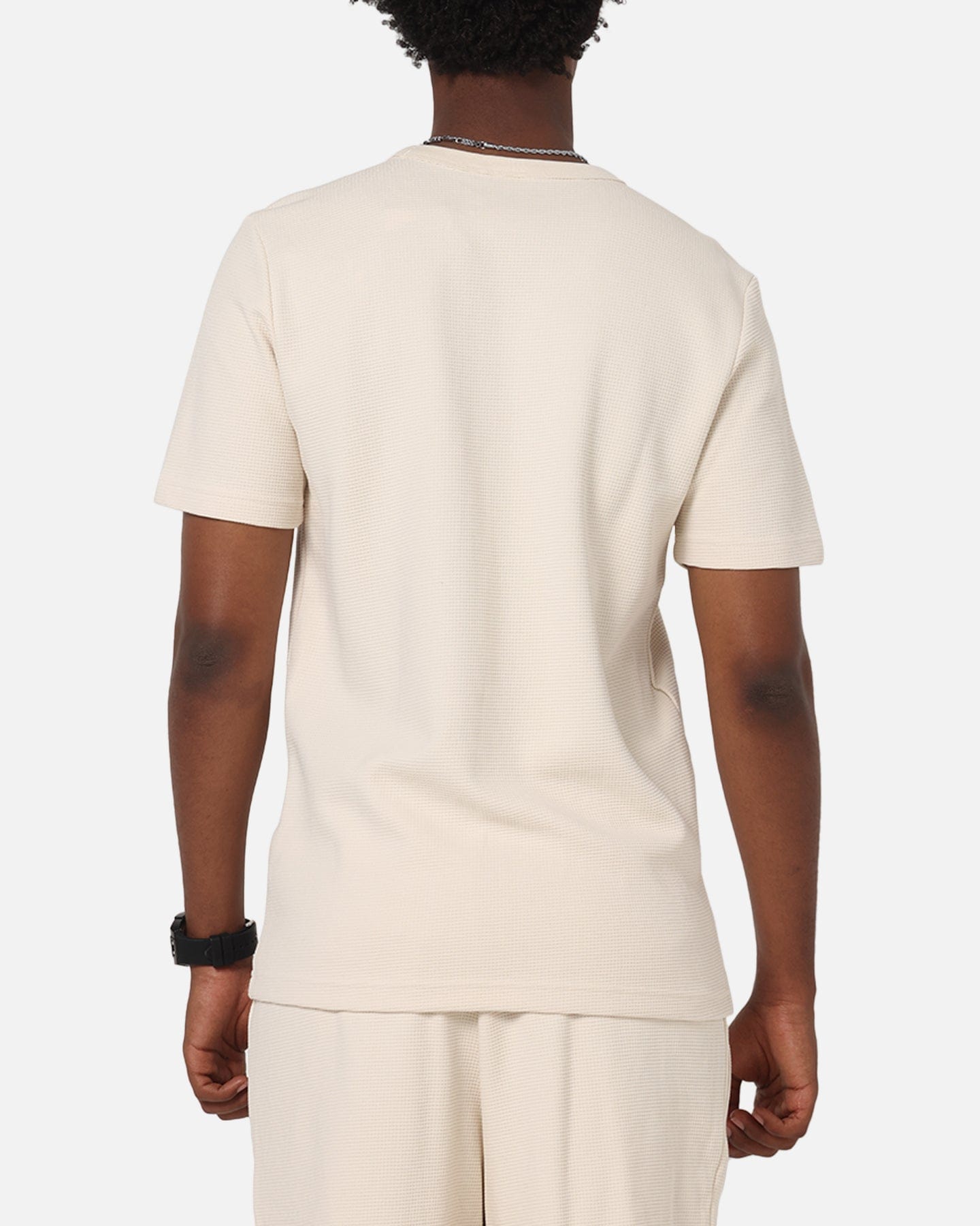 adidas Trefoil Essentials Waffle T - Shirt Wonder White