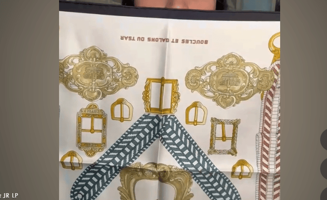 Hermes multi coloured scarf 45x45cm ALC4172