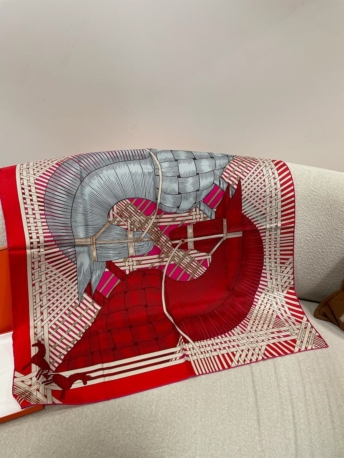 Hermes 90* 90 Silk Scarf ALC3738
