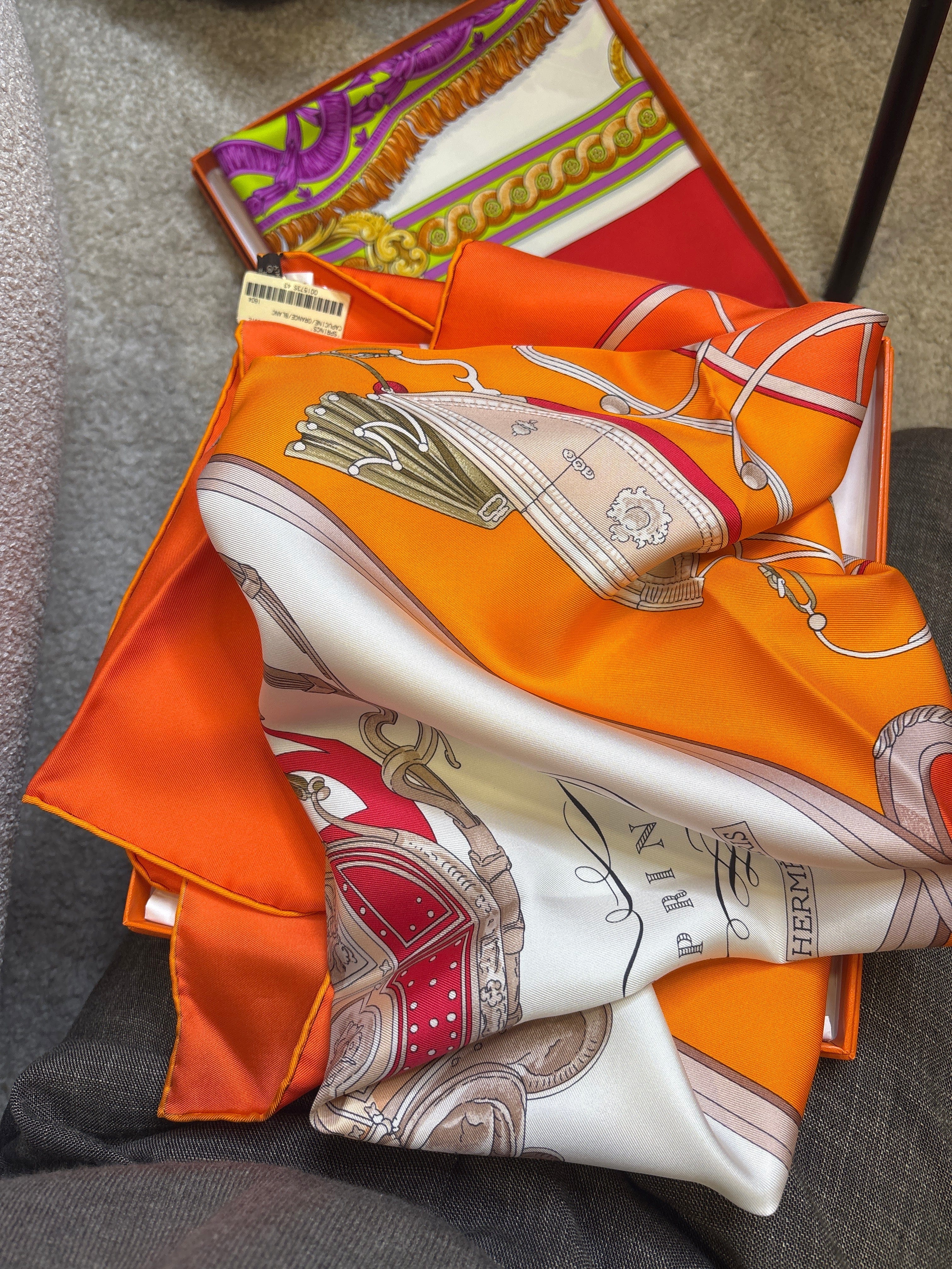 Hermes 90* 90 Silk Scarf ALC3740